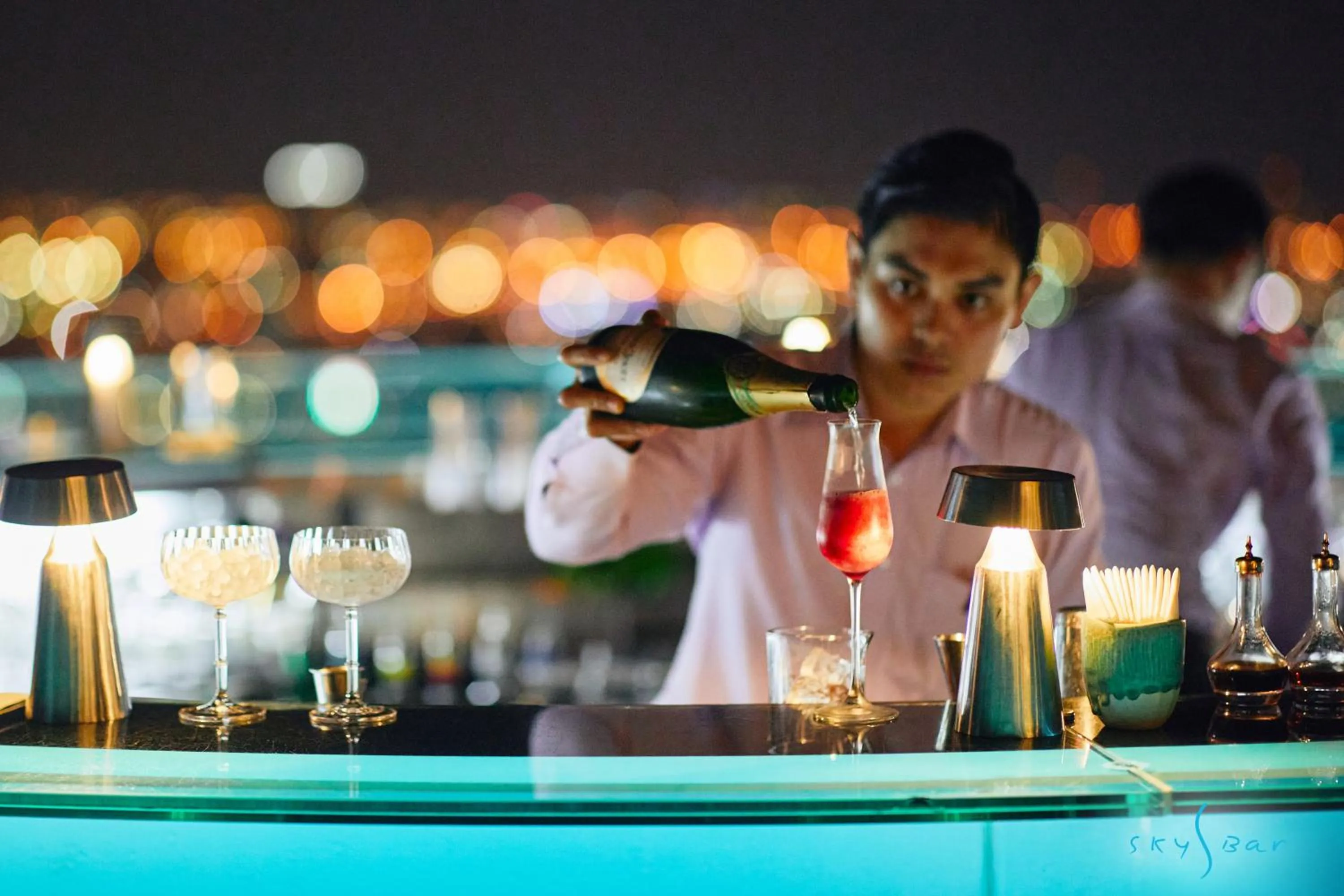 Staff in Tower Club at lebua