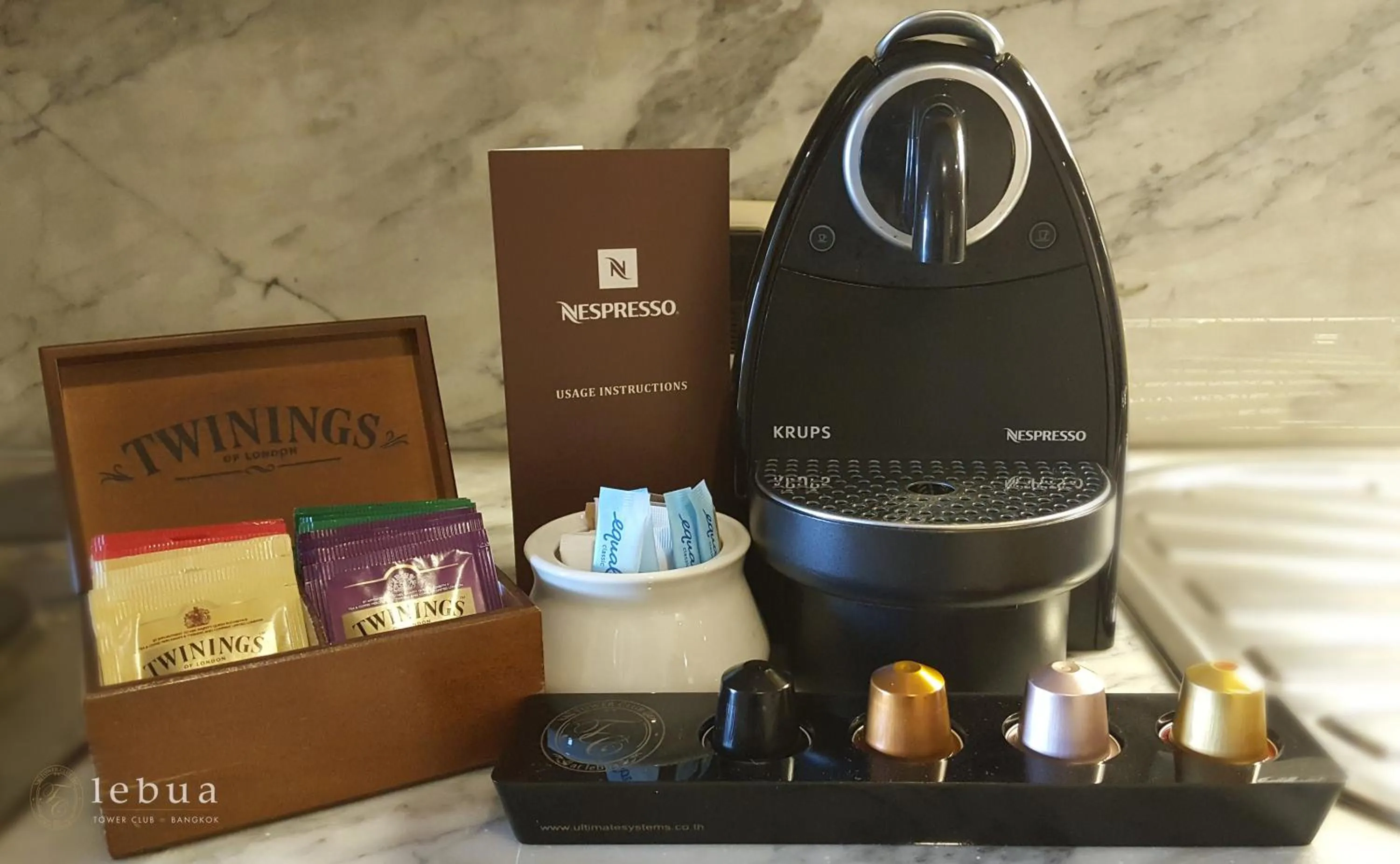 Coffee/tea facilities in Tower Club at lebua