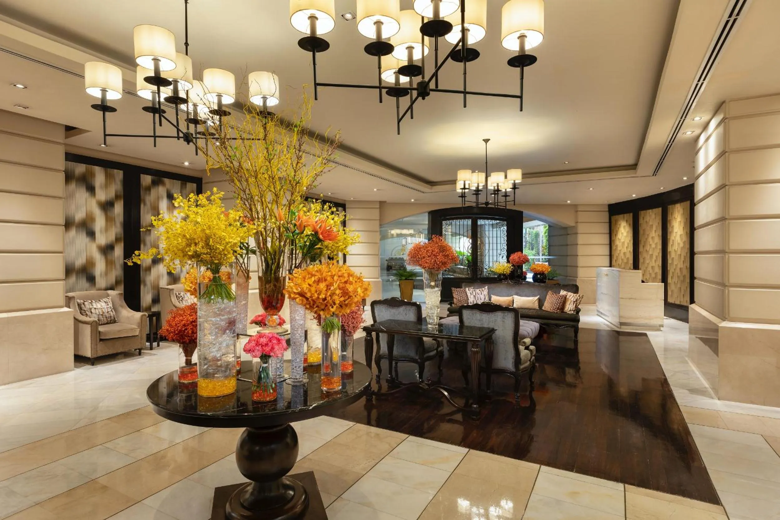 Lobby or reception in Tower Club at lebua