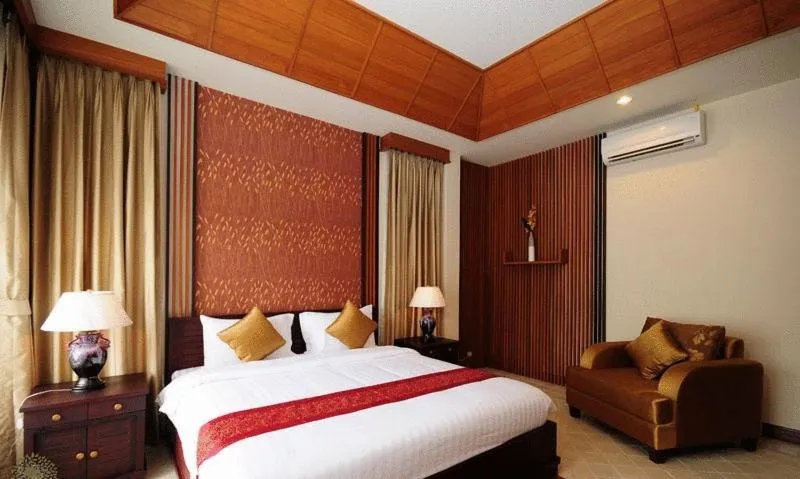 Bed in Bhumlapa Garden Resort