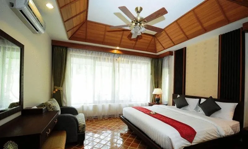 Bed in Bhumlapa Garden Resort