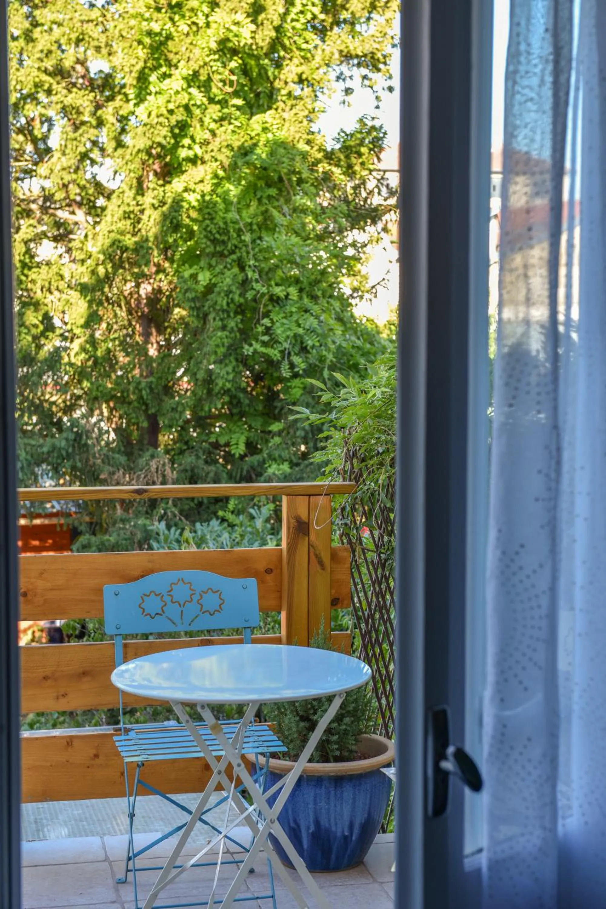 Balcony/Terrace in Hôtel Saint Philibert
