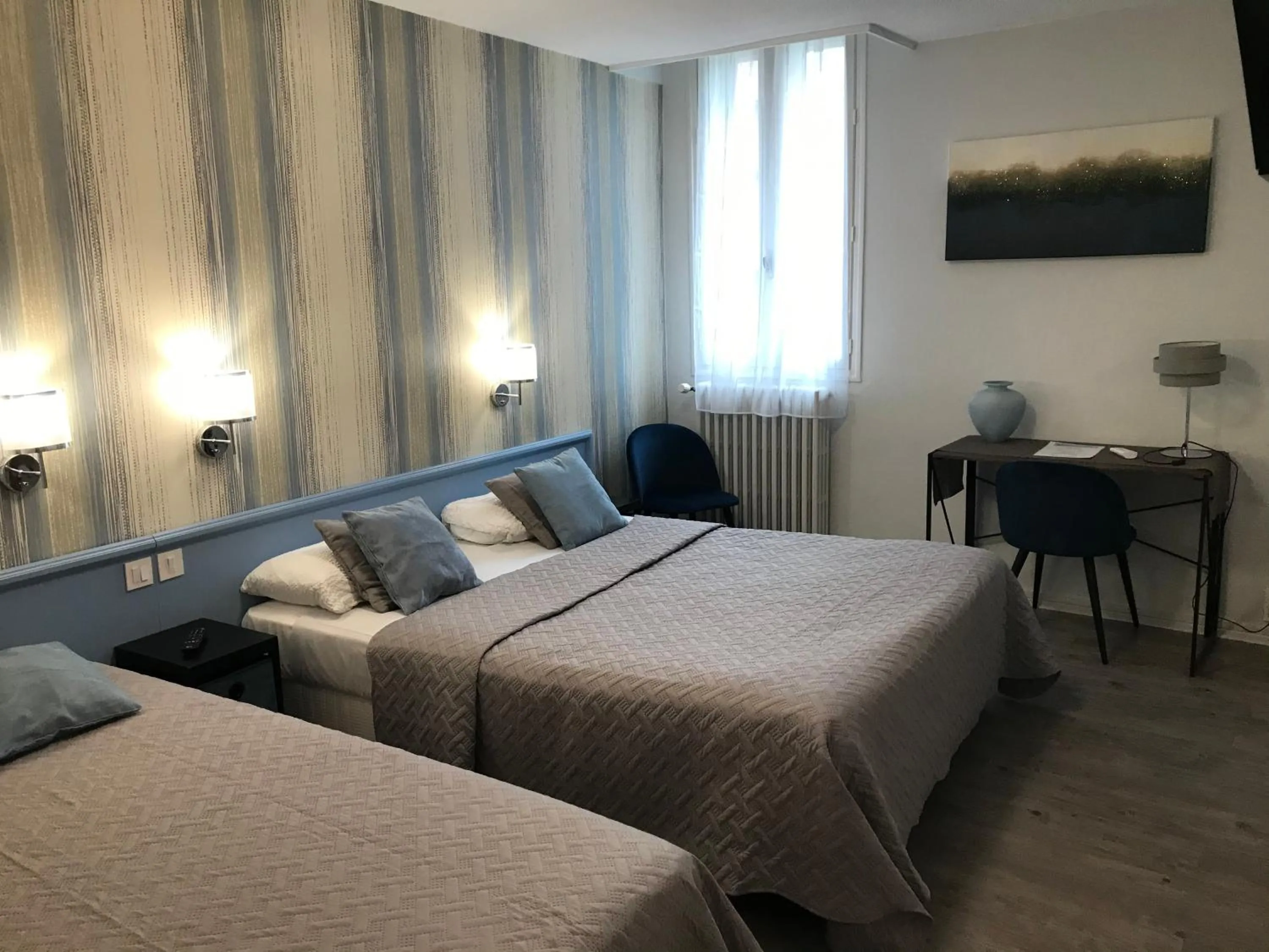 Family, Bed in Hôtel Saint Philibert