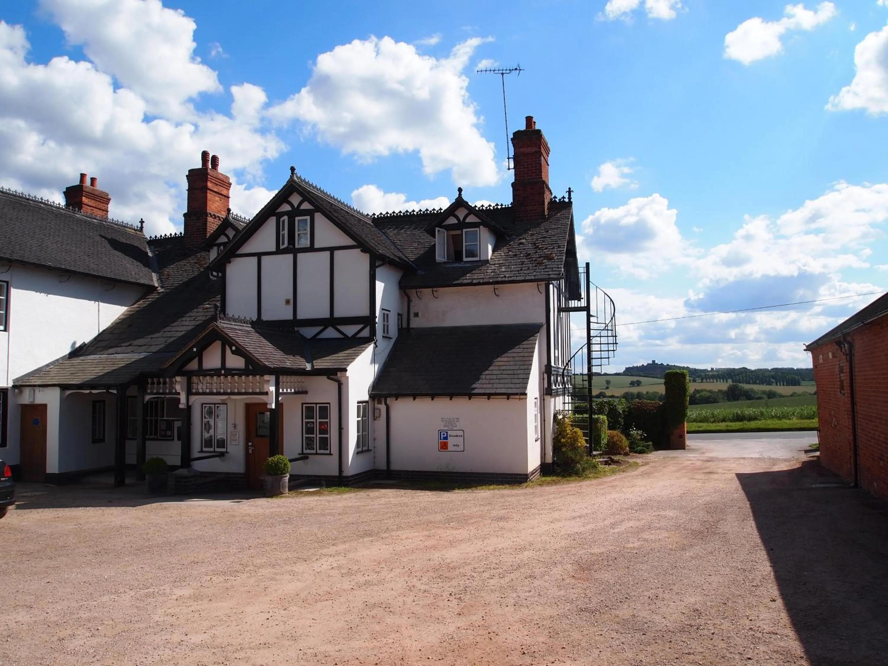 On site in Donington Park Farmhouse Hotel