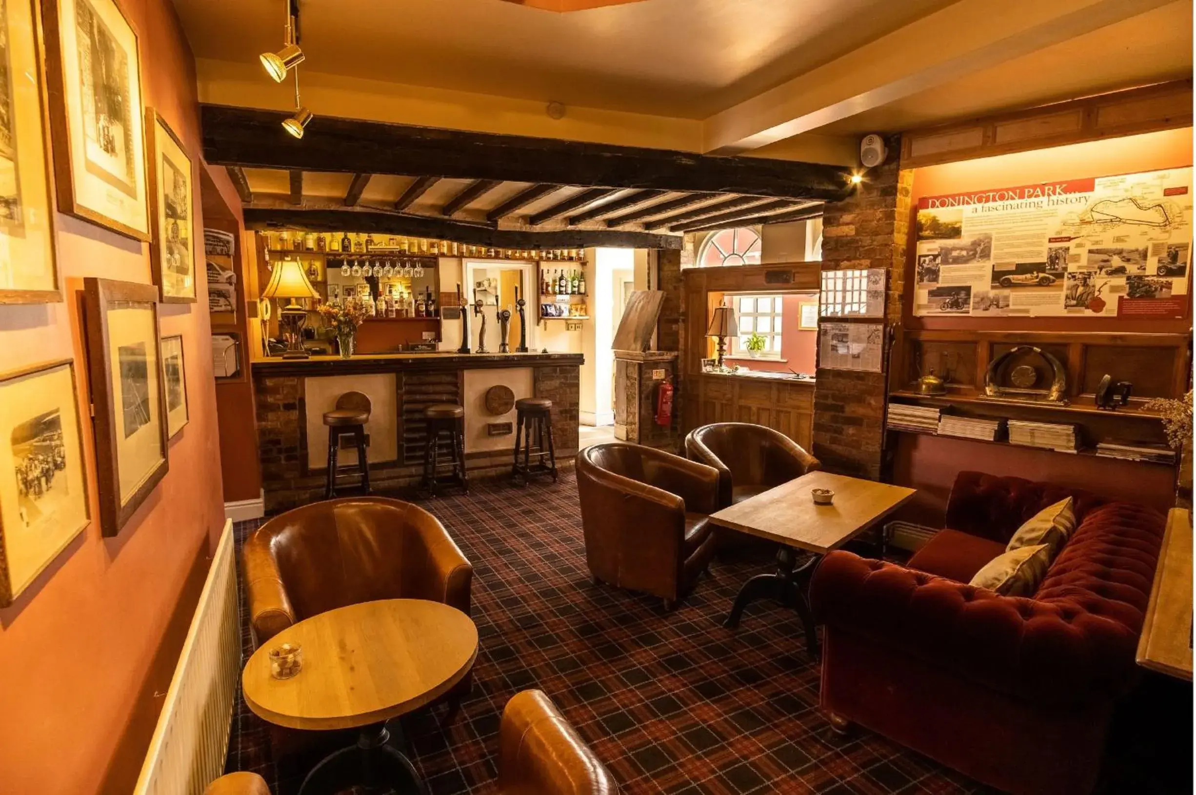 Lobby or reception, Lounge/Bar in Donington Park Farmhouse Hotel