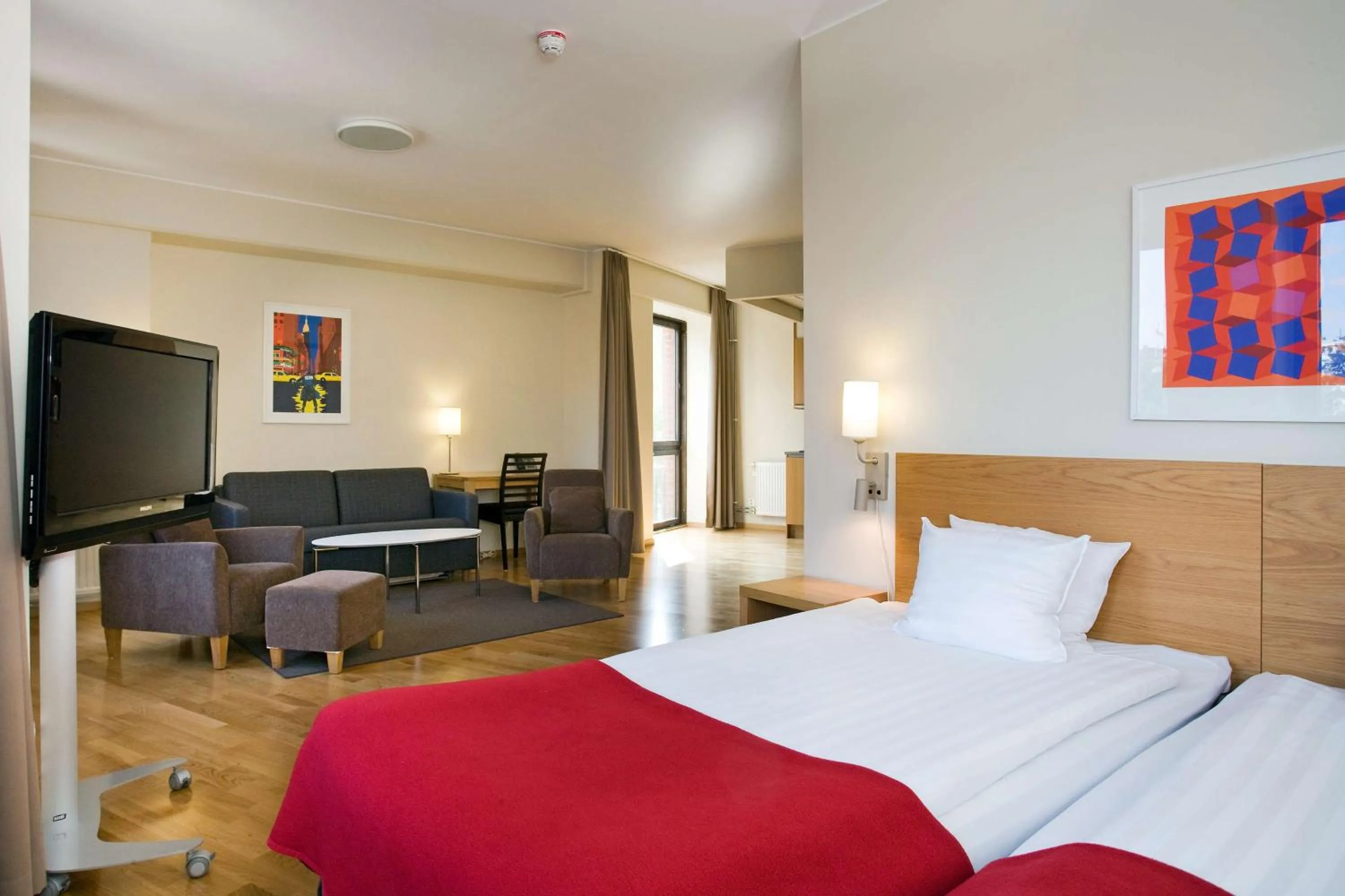 Bedroom, Bed in Scandic Malmö City