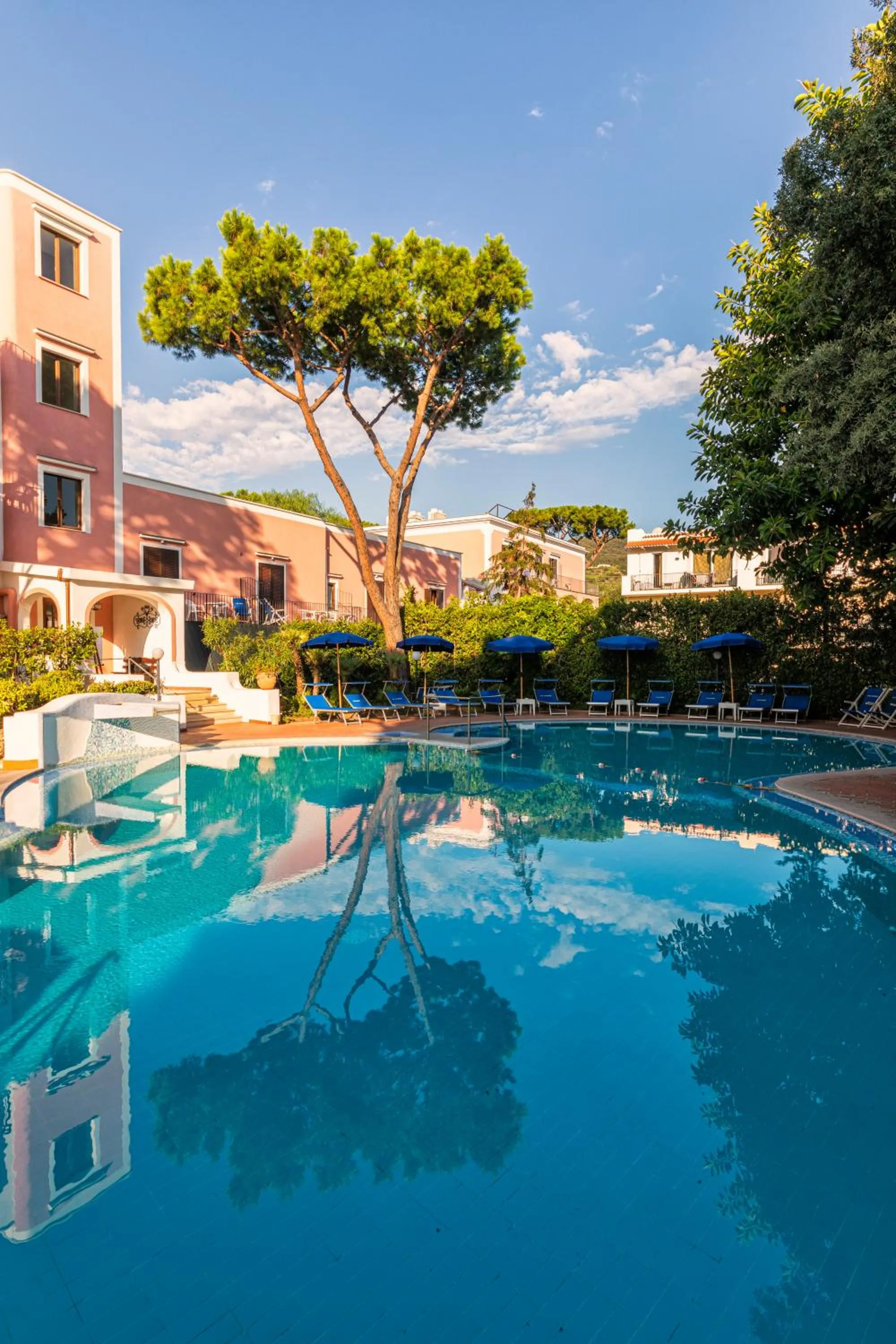 Pool view in Hotel San Valentino Terme