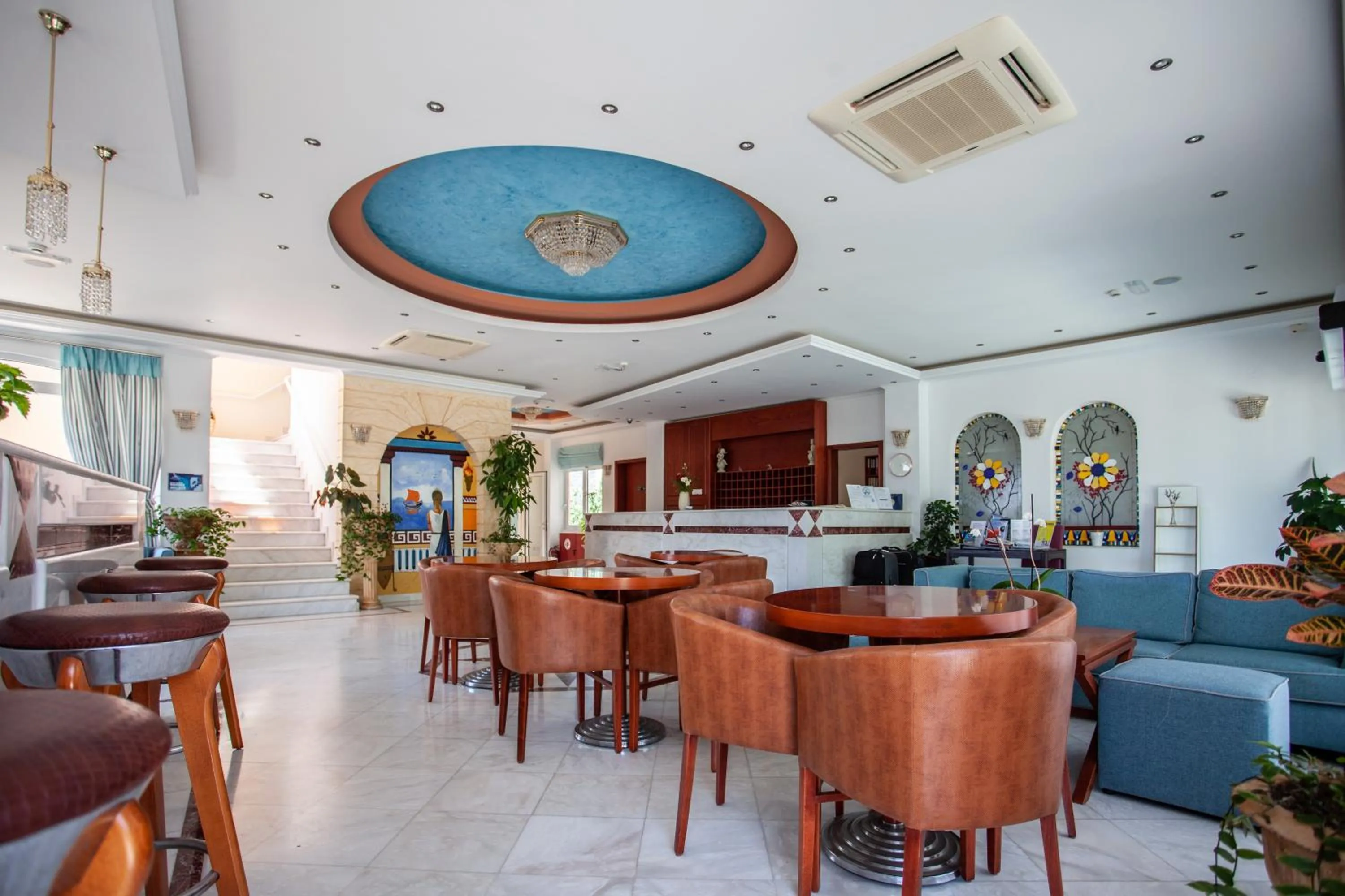 Living room in Porto Plakias & Spa