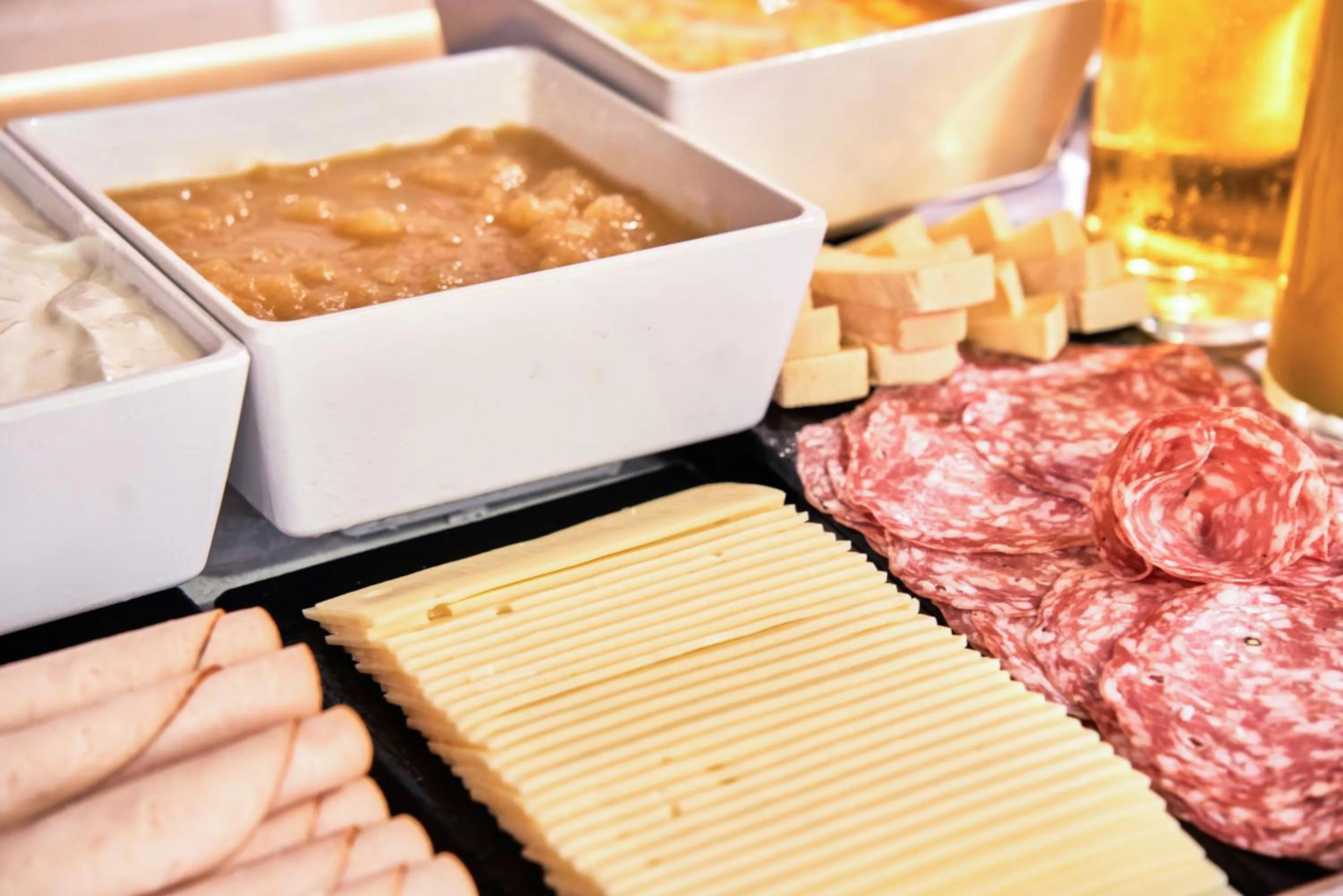 Buffet breakfast in ibis budget Bordeaux Centre - Gare Saint Jean