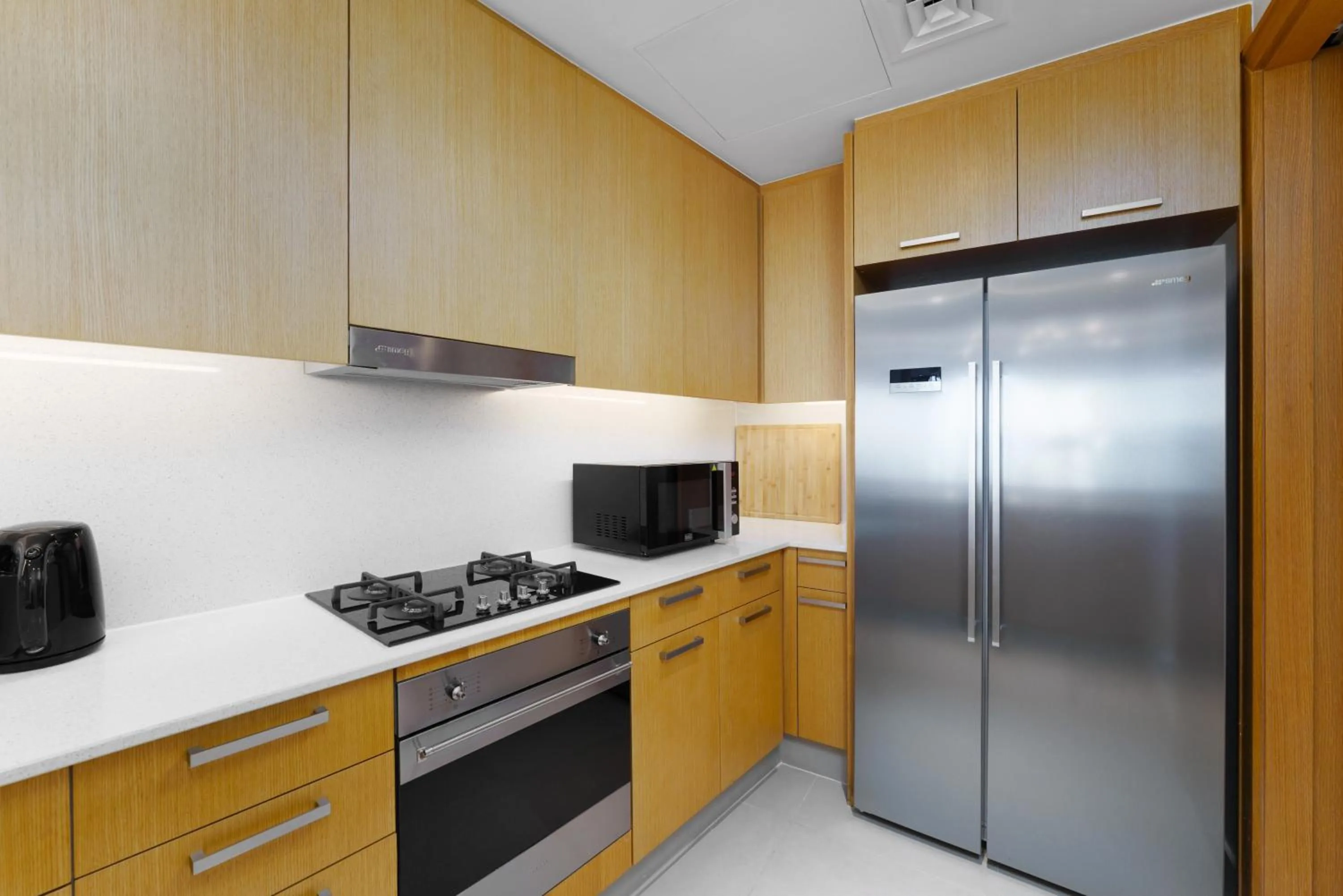 kitchen in Maison Privee - Ultimate Living with Front-Row Views of Burj Khalifa & Dubai Fountains