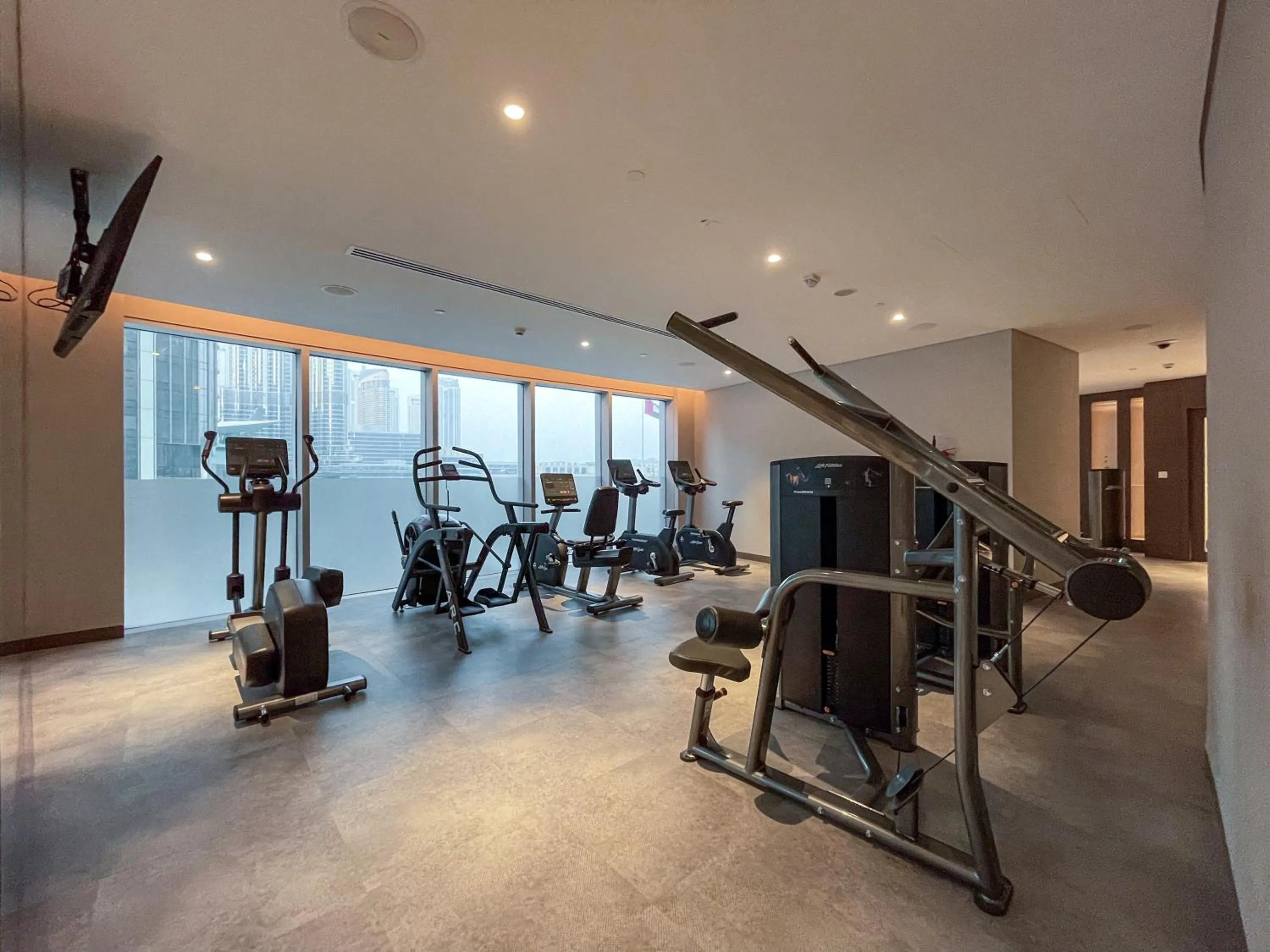 Fitness centre/facilities in Maison Privee - Ultimate Living with Front-Row Views of Burj Khalifa & Dubai Fountains