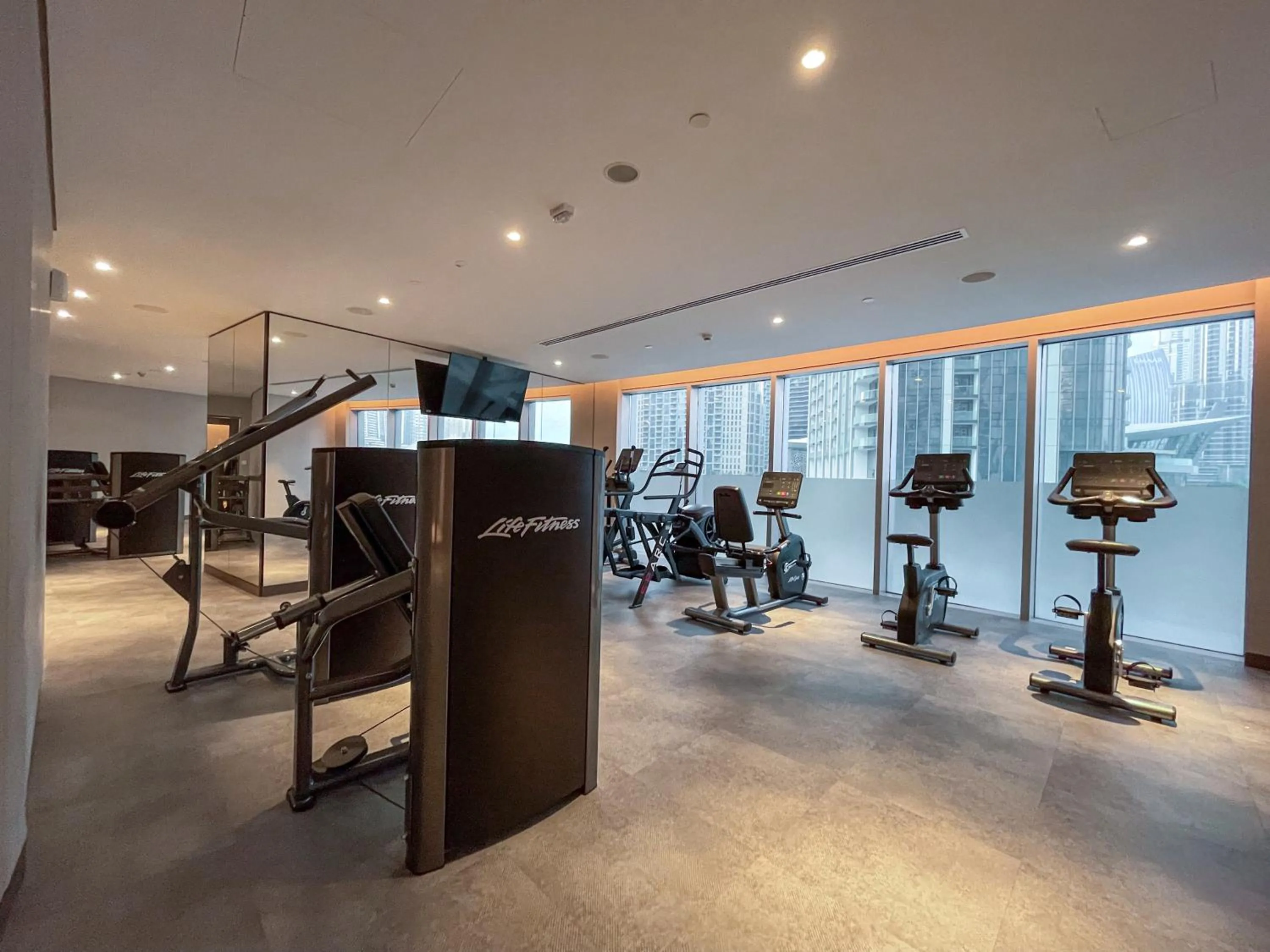 Fitness centre/facilities in Maison Privee - Ultimate Living with Front-Row Views of Burj Khalifa & Dubai Fountains