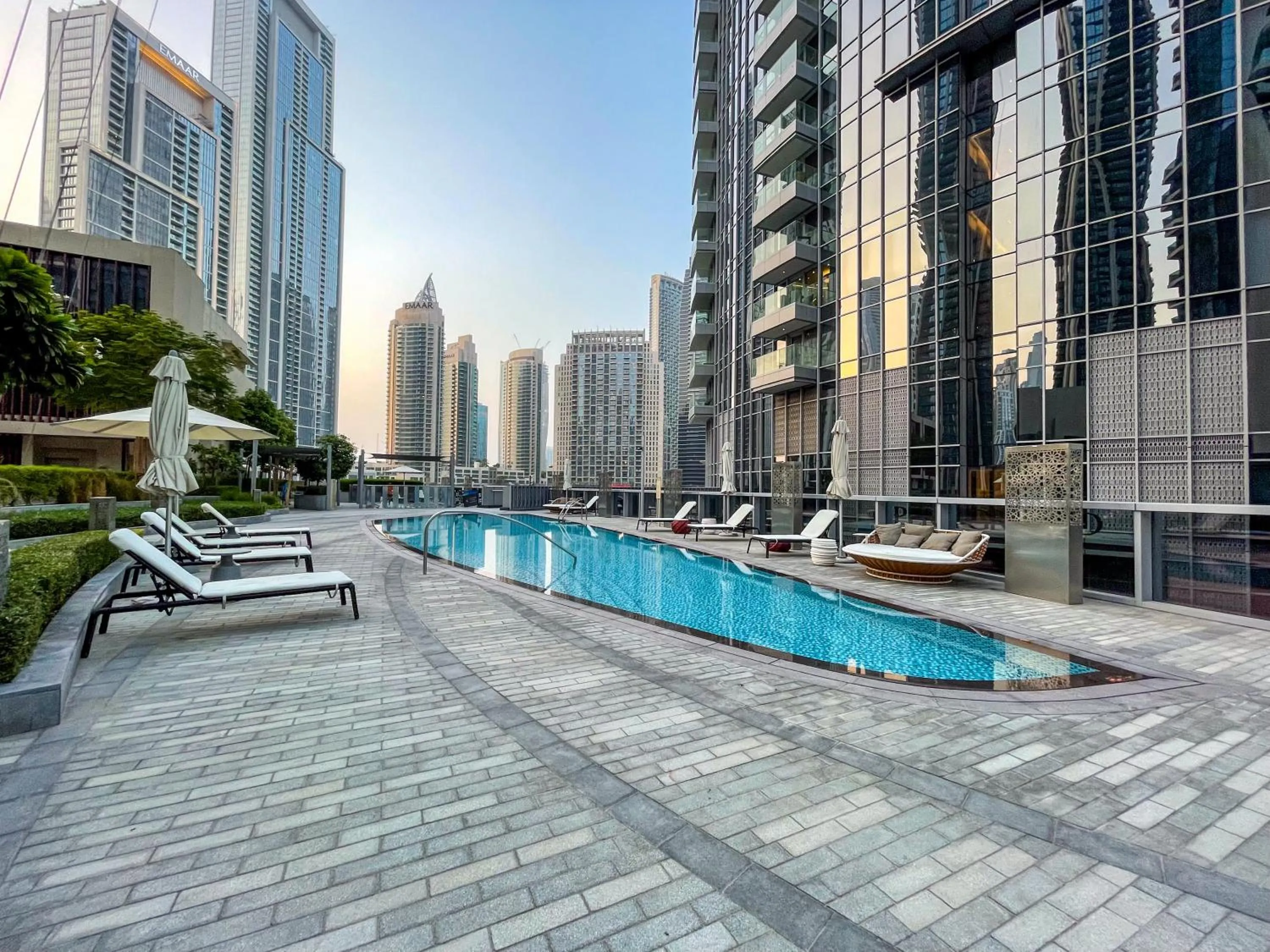 Swimming pool in Maison Privee - Ultimate Living with Front-Row Views of Burj Khalifa & Dubai Fountains