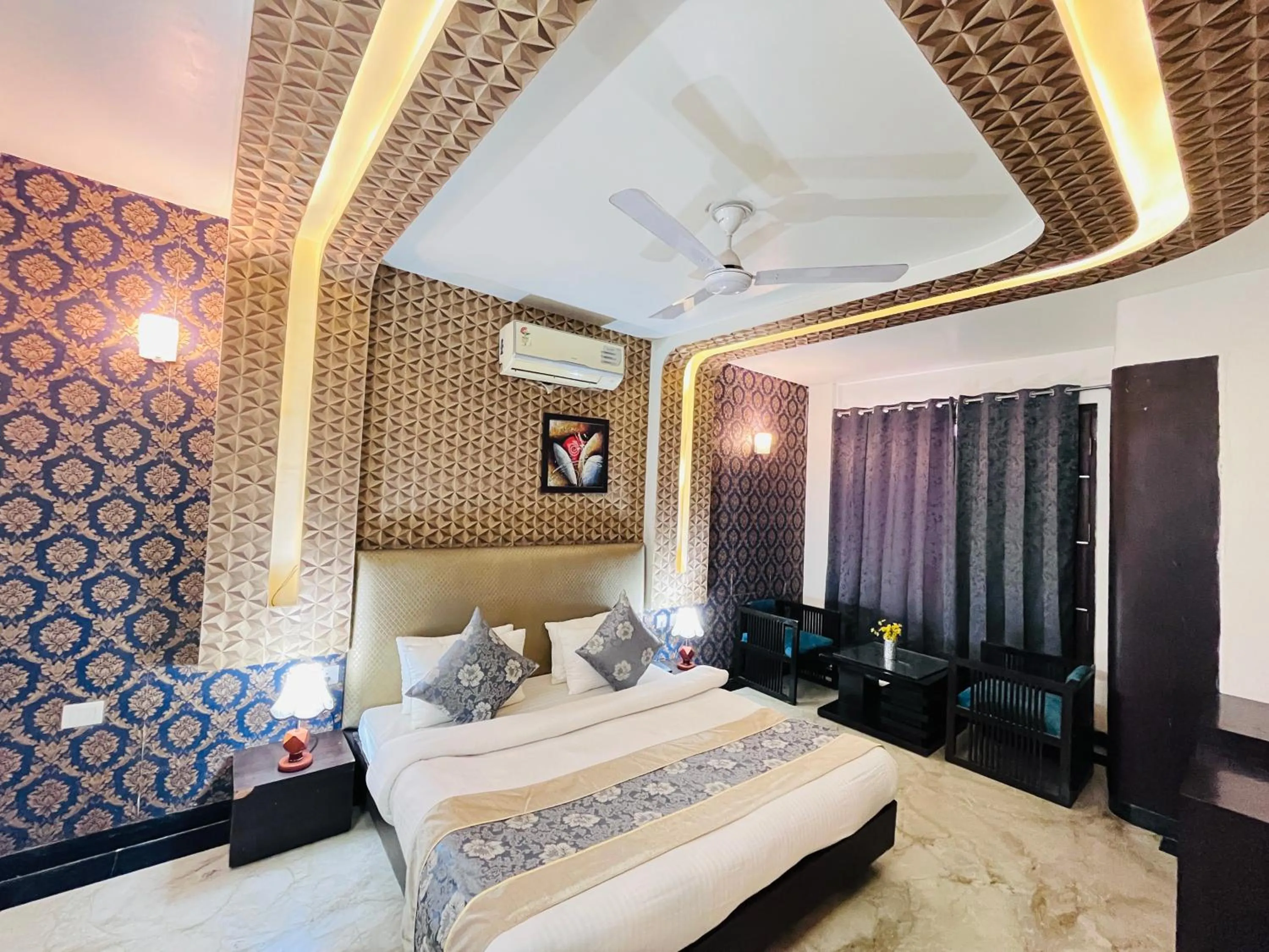 Bed in Hotel Dayal Regency near IMT Chowk Manesar, Manesar