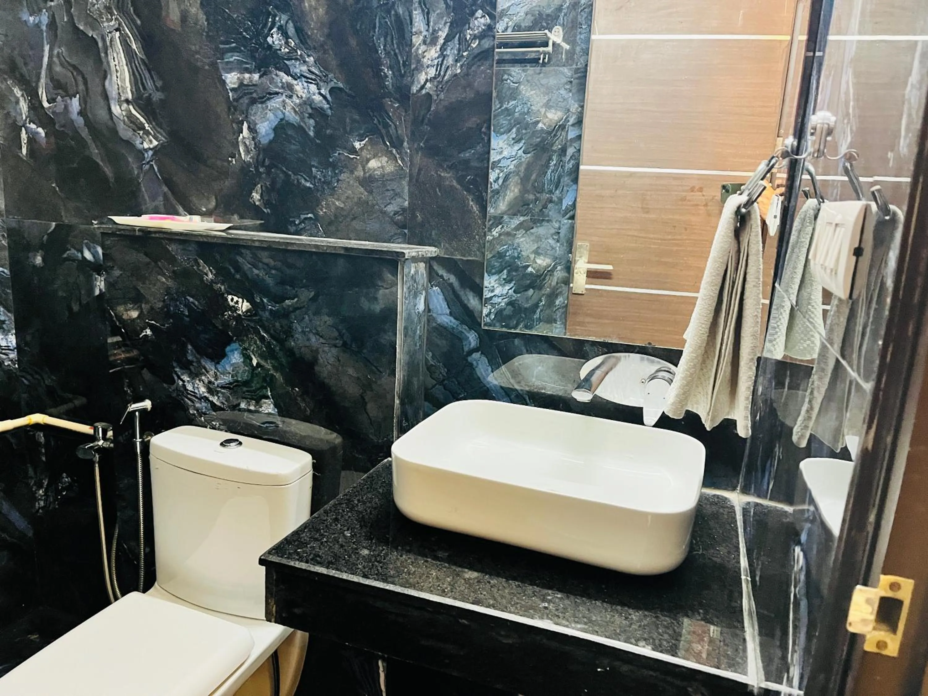 Toilet in Hotel Dayal Regency near IMT Chowk Manesar, Manesar