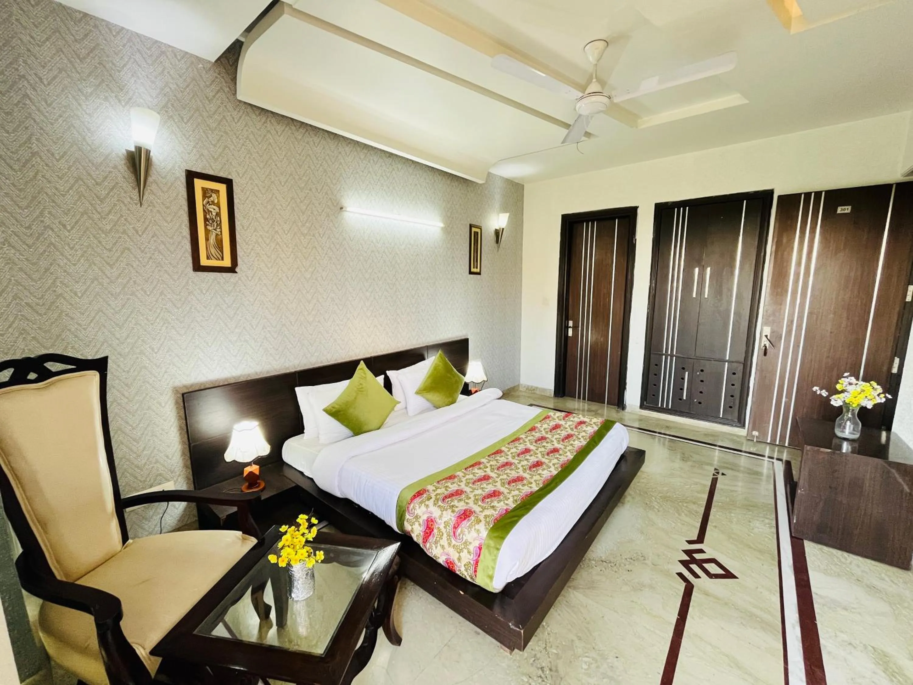 Bed in Hotel Dayal Regency near IMT Chowk Manesar, Manesar