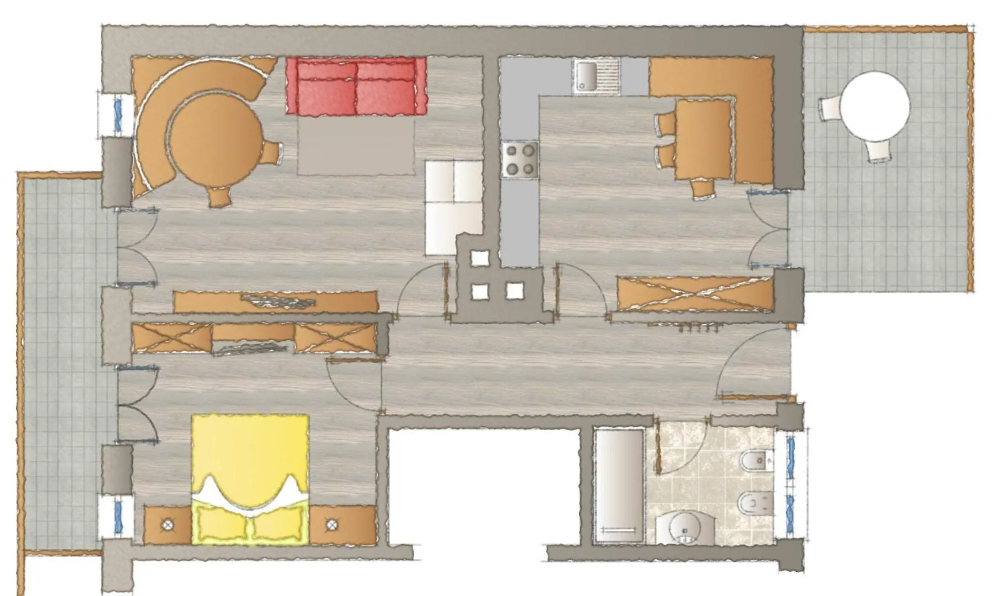 Floor plan in Am Rainell Hof