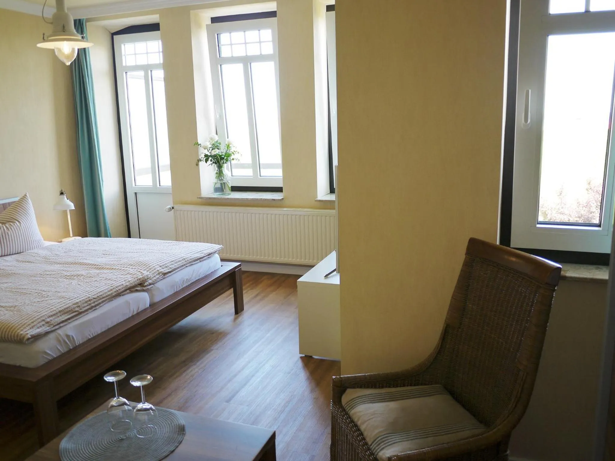 Photo of the whole room, Bed in Hus Kiek in de See