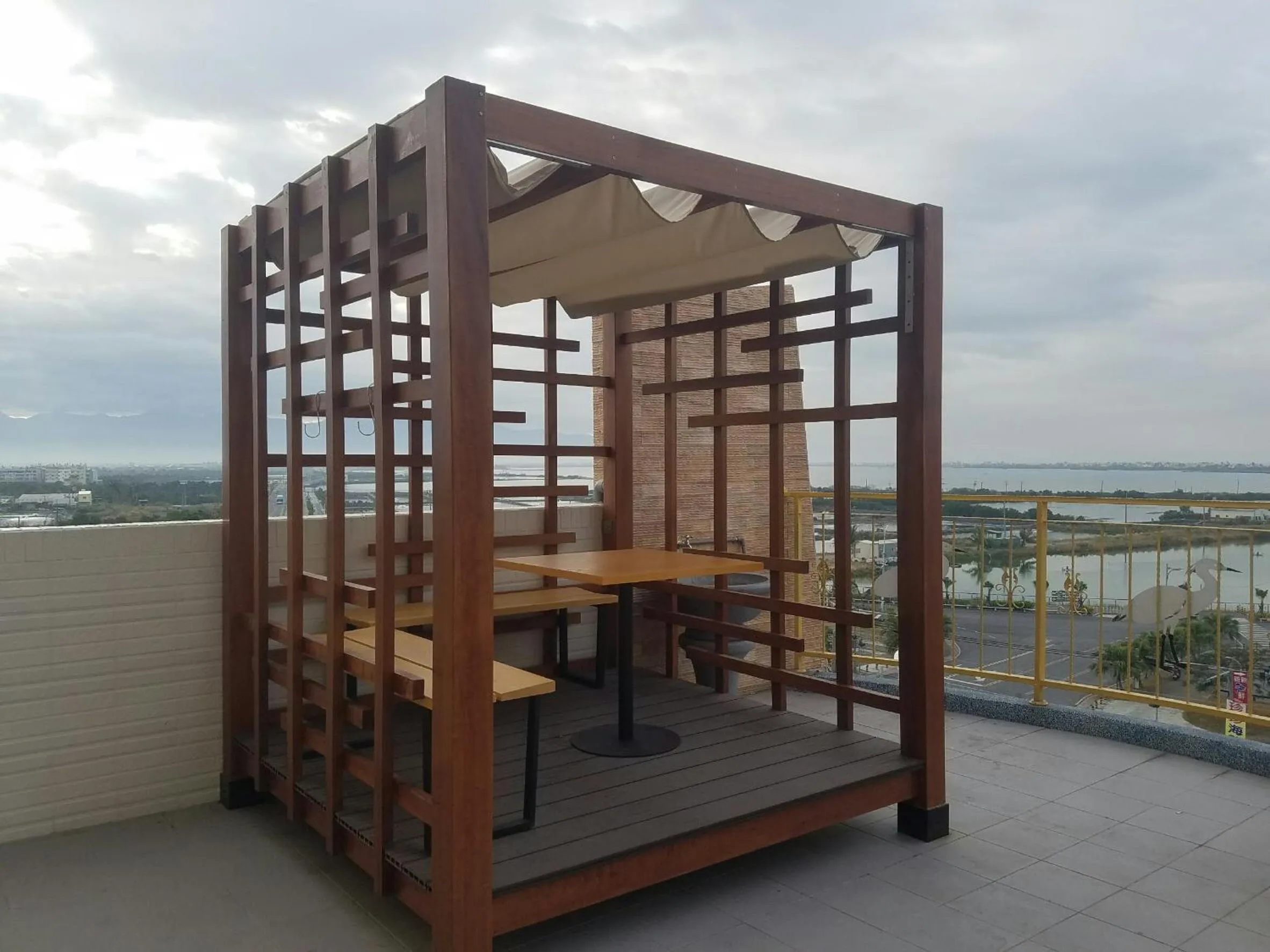 Balcony/Terrace in 大鵬灣瞭望台 Top Bay B&B