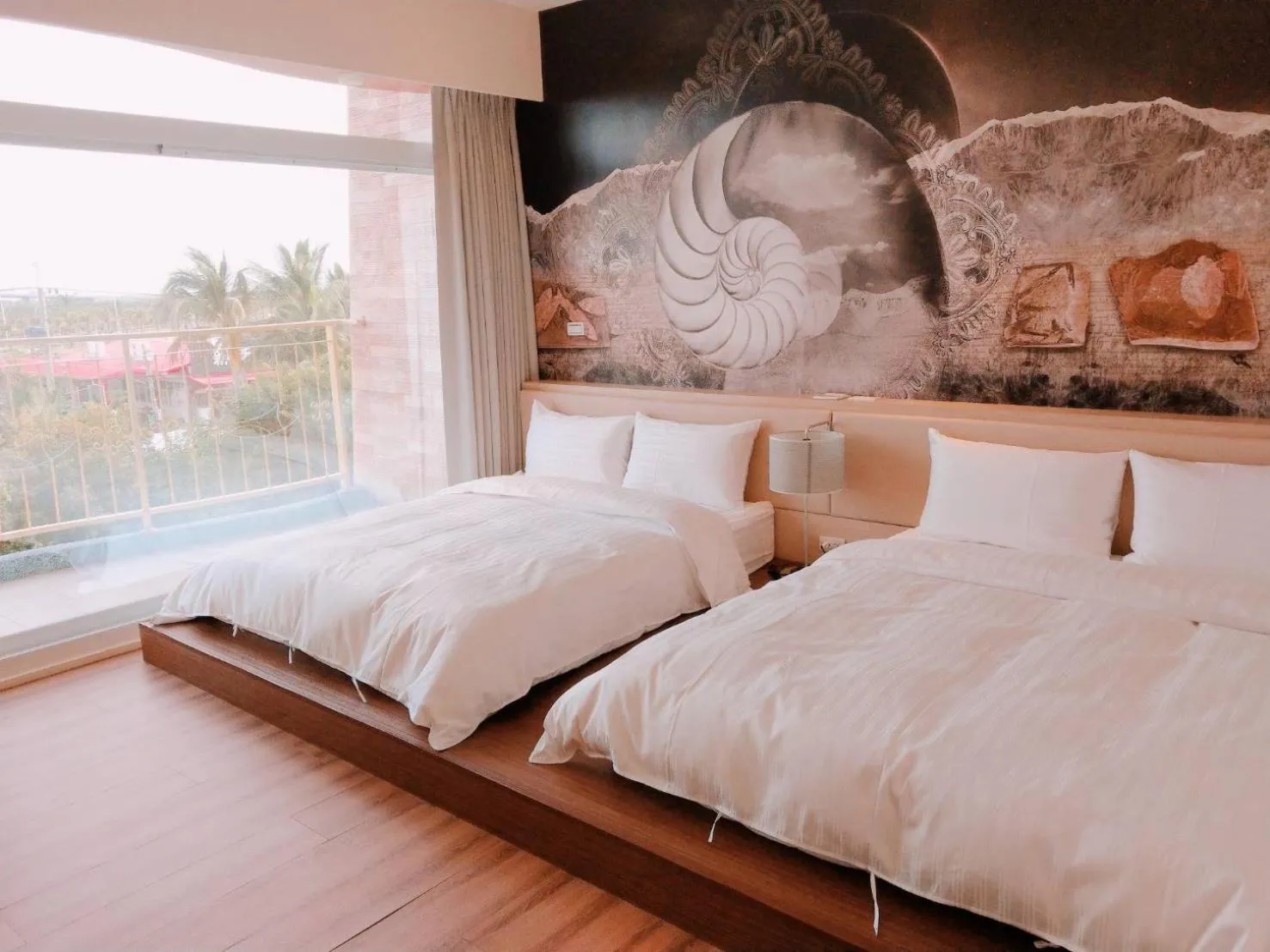 Photo of the whole room, Bed in 大鵬灣瞭望台 Top Bay B&B