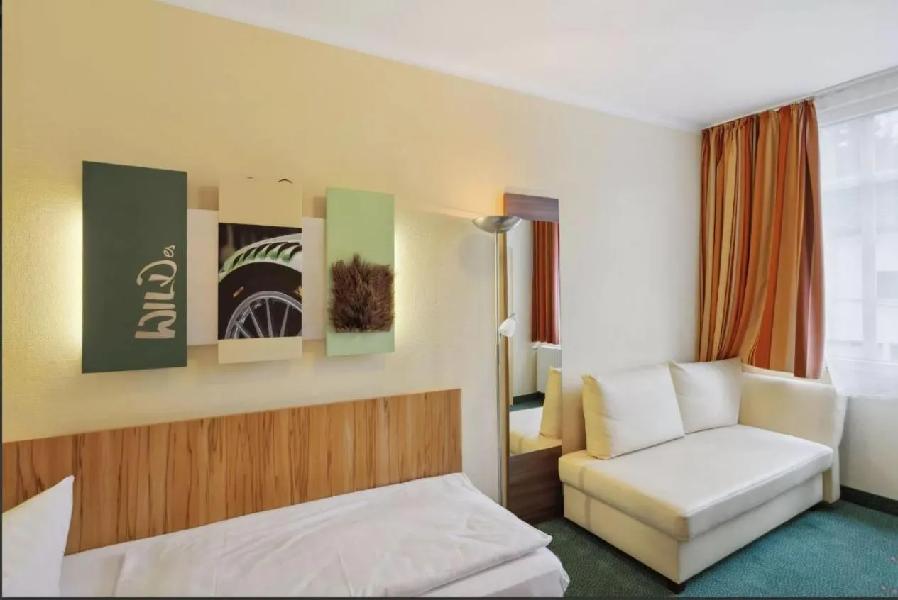 Bed in Gästehaus Blaue Ecke
