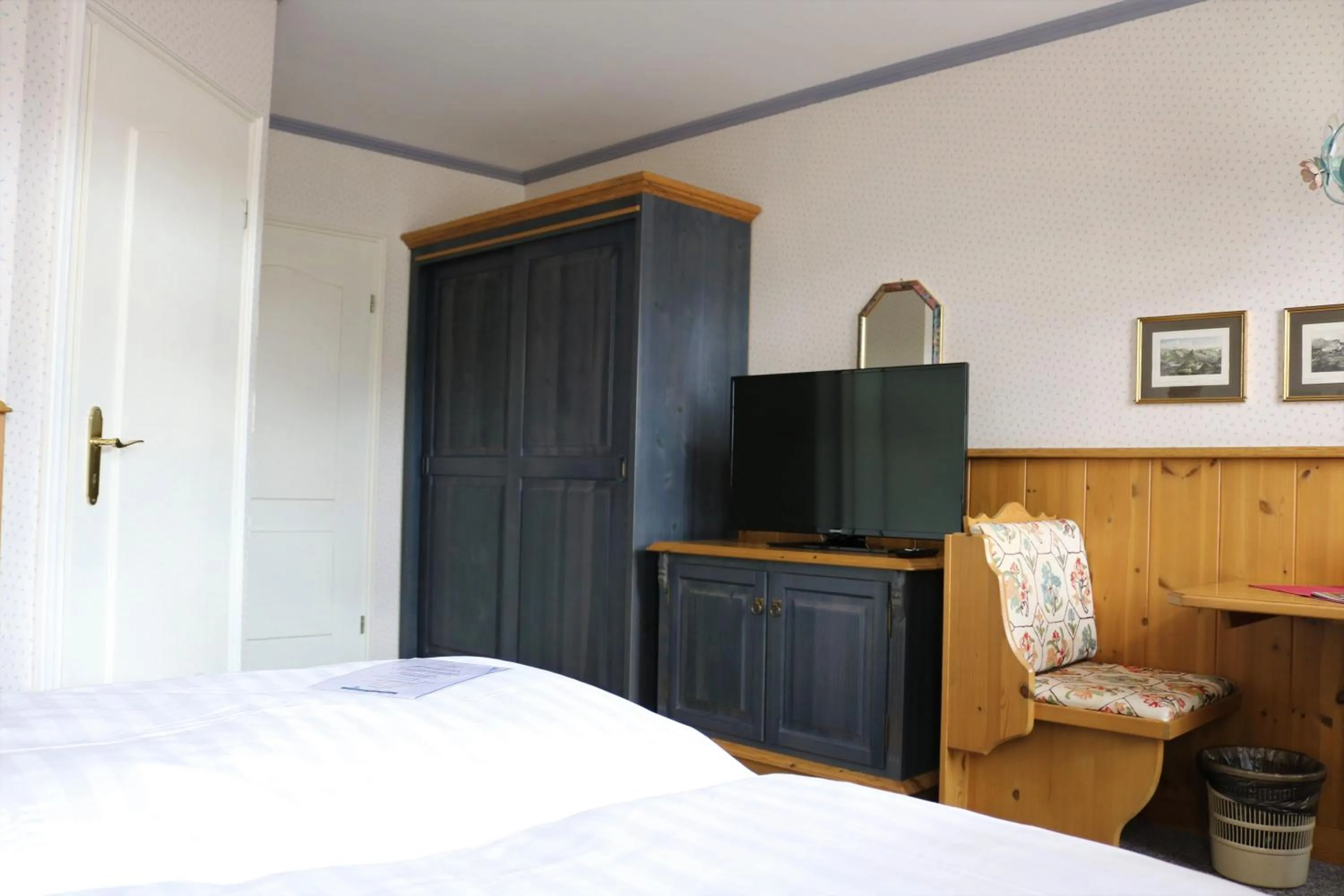 Bed in Gästehaus Blaue Ecke