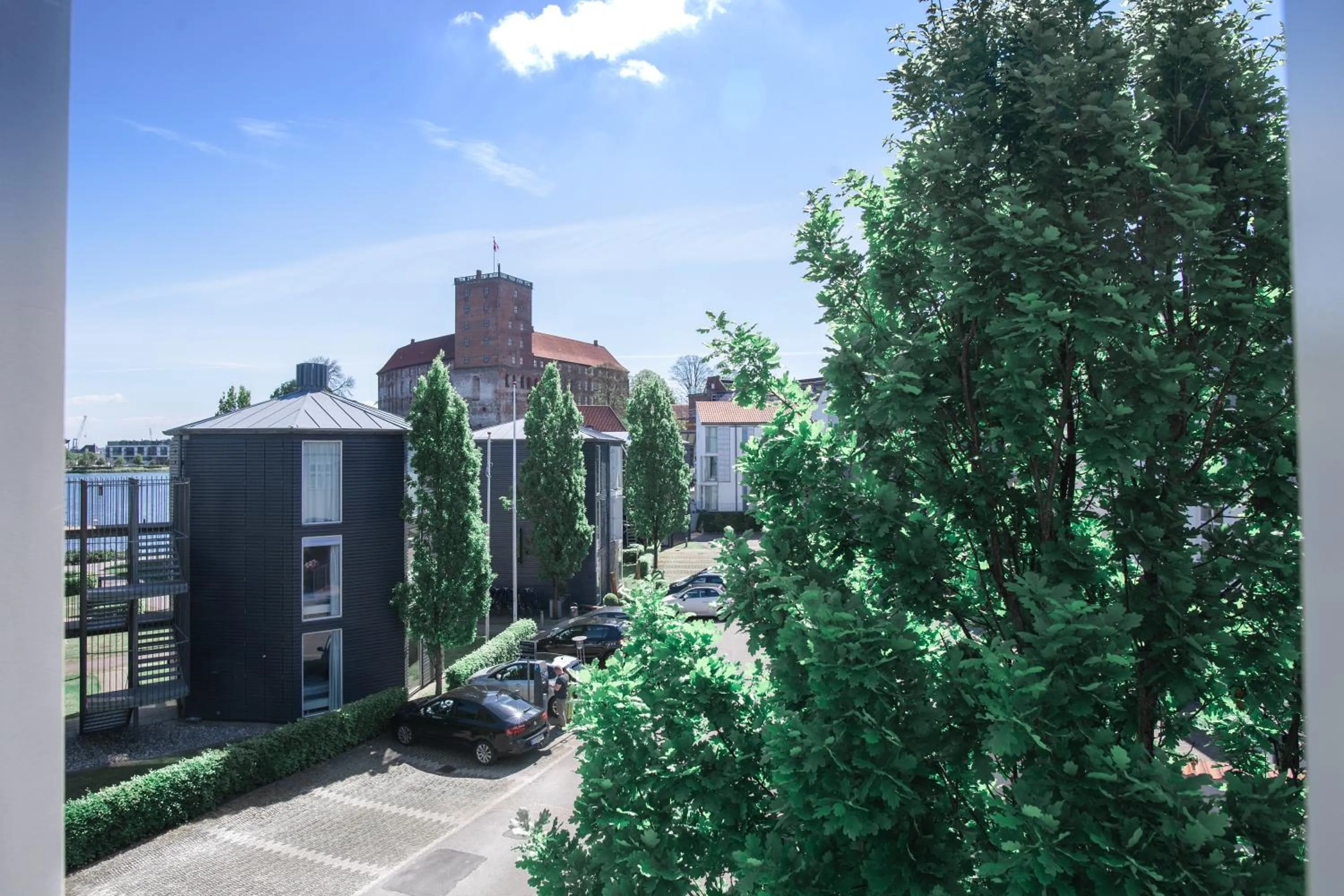 Garden view in Kolding Hotel Apartments