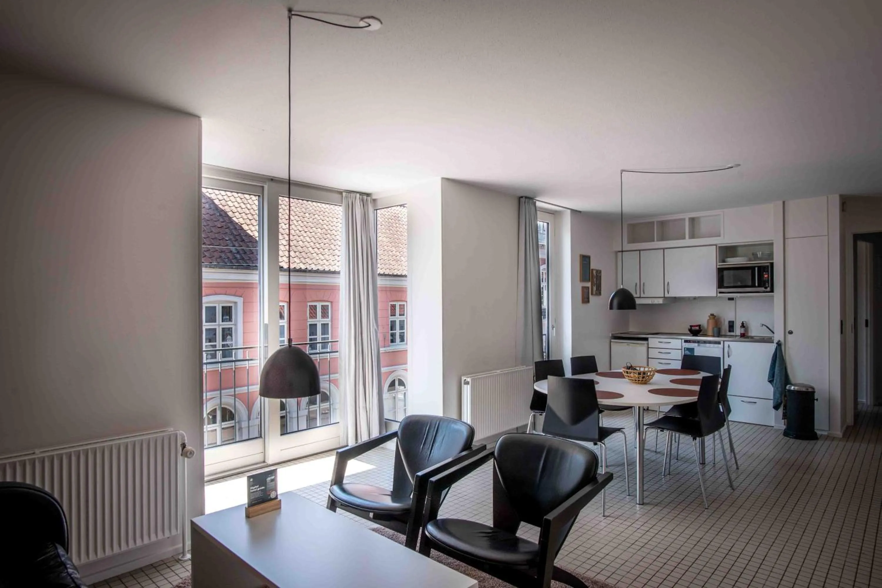 Seating area in Kolding Hotel Apartments