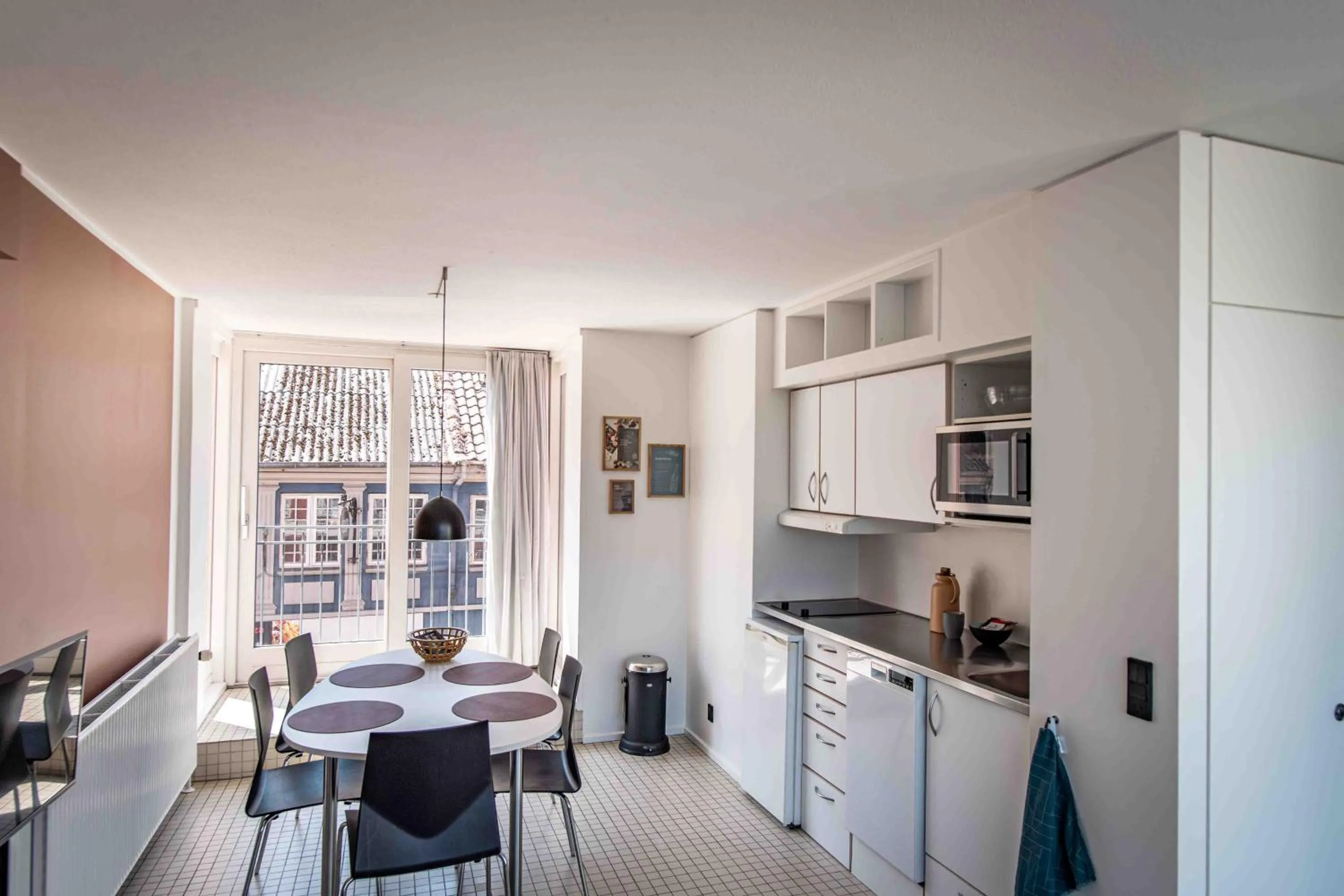 Kitchen or kitchenette in Kolding Hotel Apartments