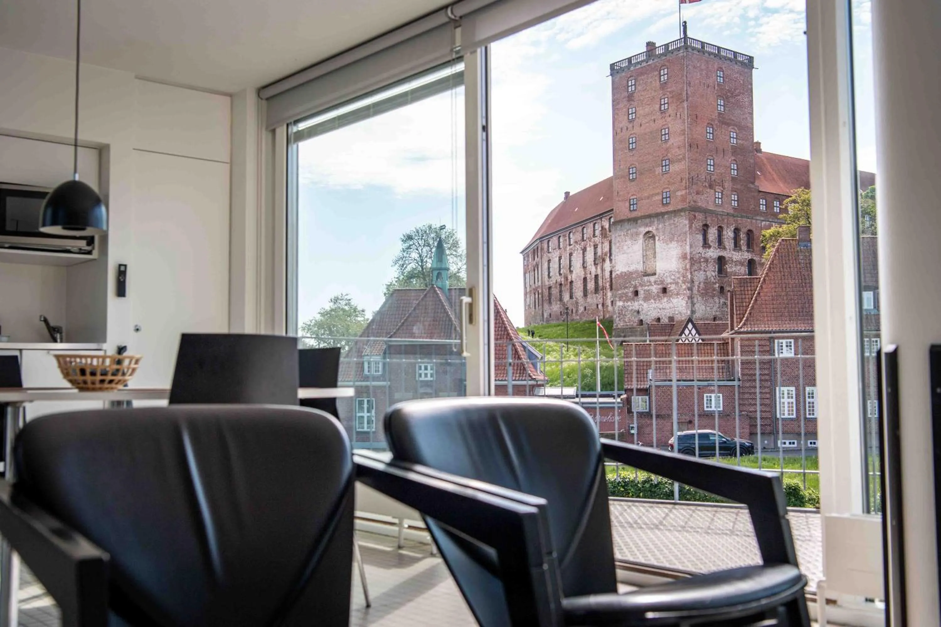 Living room in Kolding Hotel Apartments