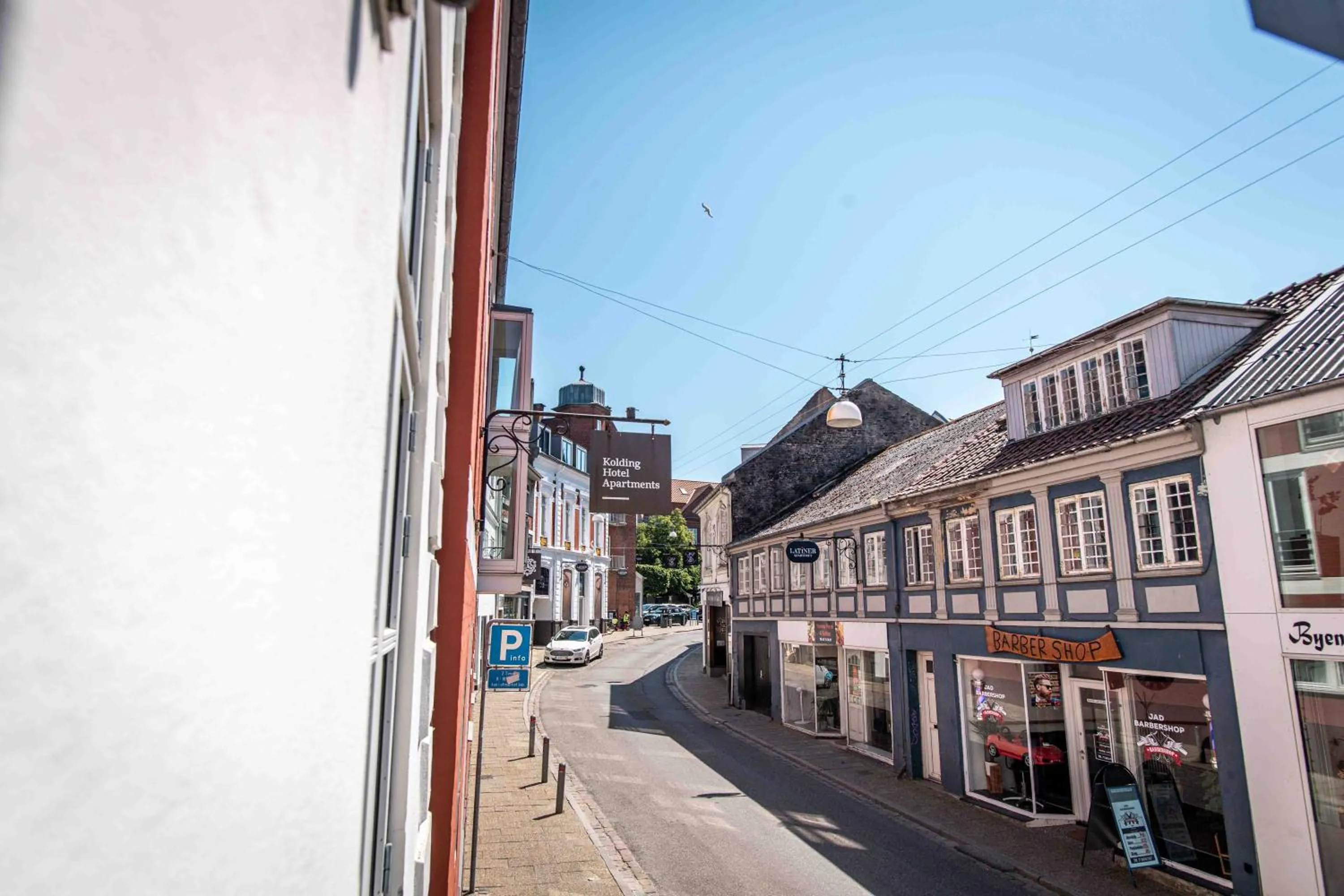 Street view in Kolding Hotel Apartments