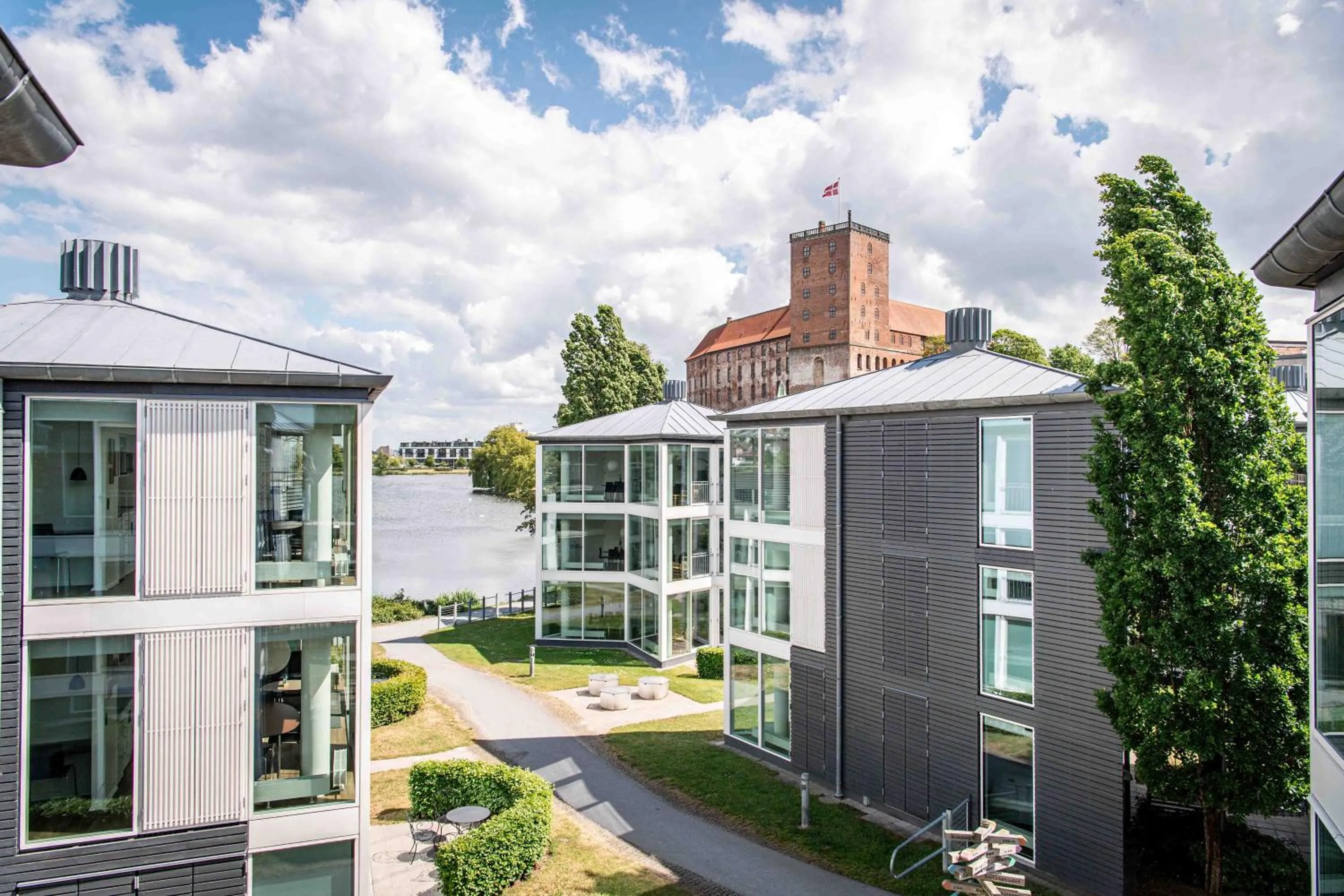 Property building in Kolding Hotel Apartments