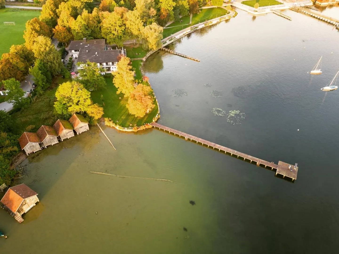 Bird's eye view in Strandhotel SüdSee Diessen am Ammersee