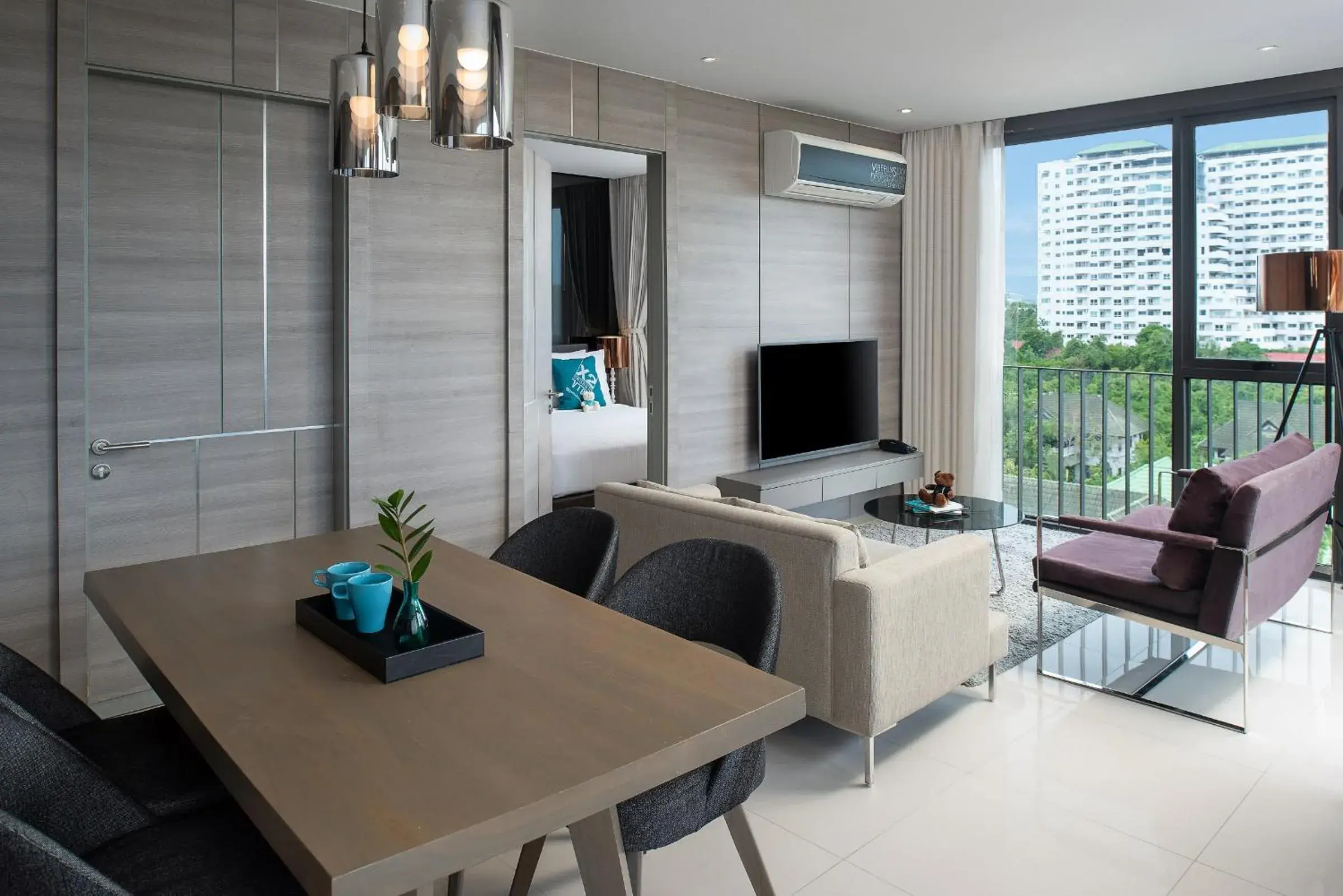 Living room, Seating Area in Cross Vibe Pattaya Seaphere - formerly X2 Vibe Pattaya Seaphere