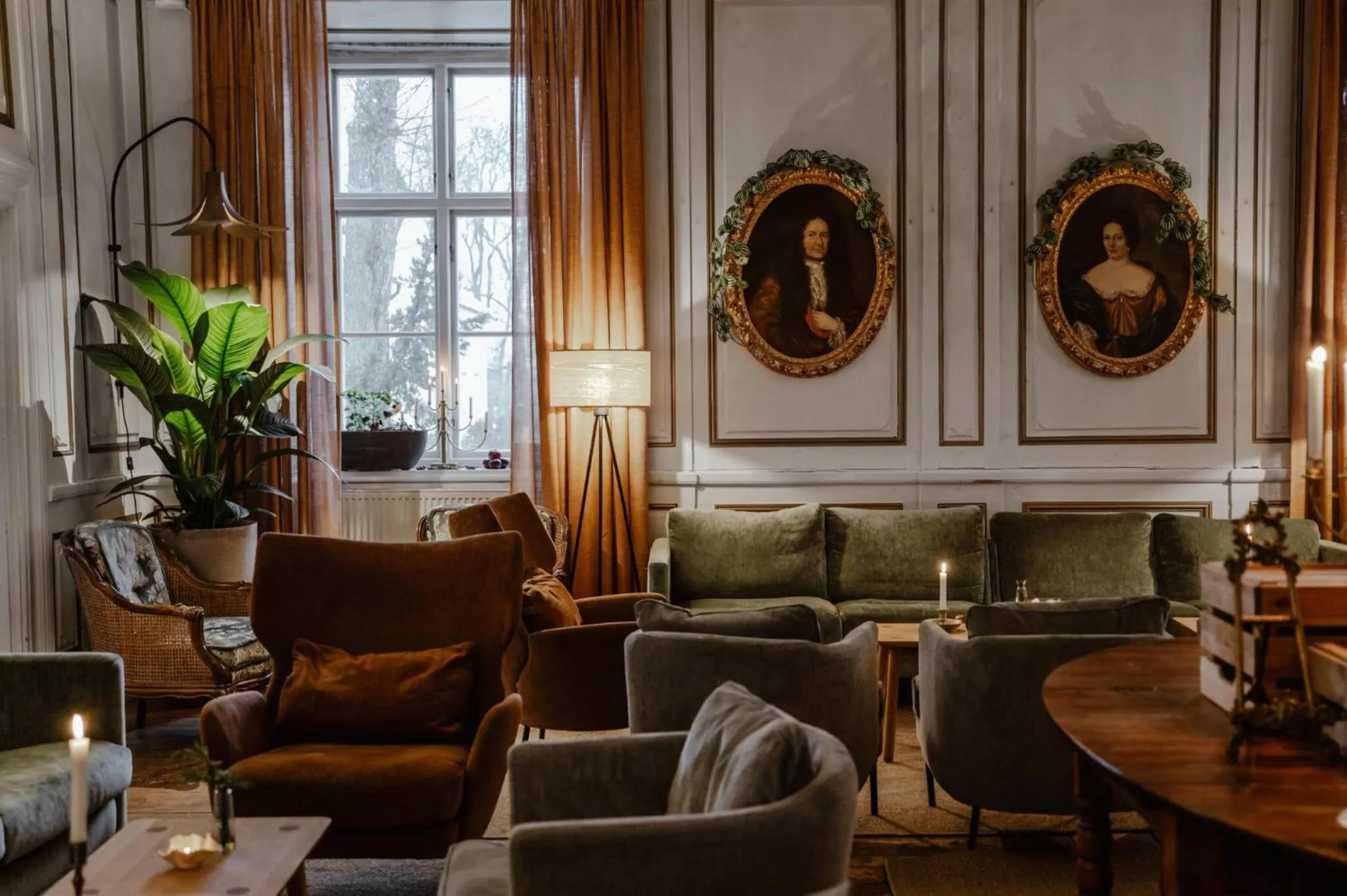 Seating area in Haga Slott