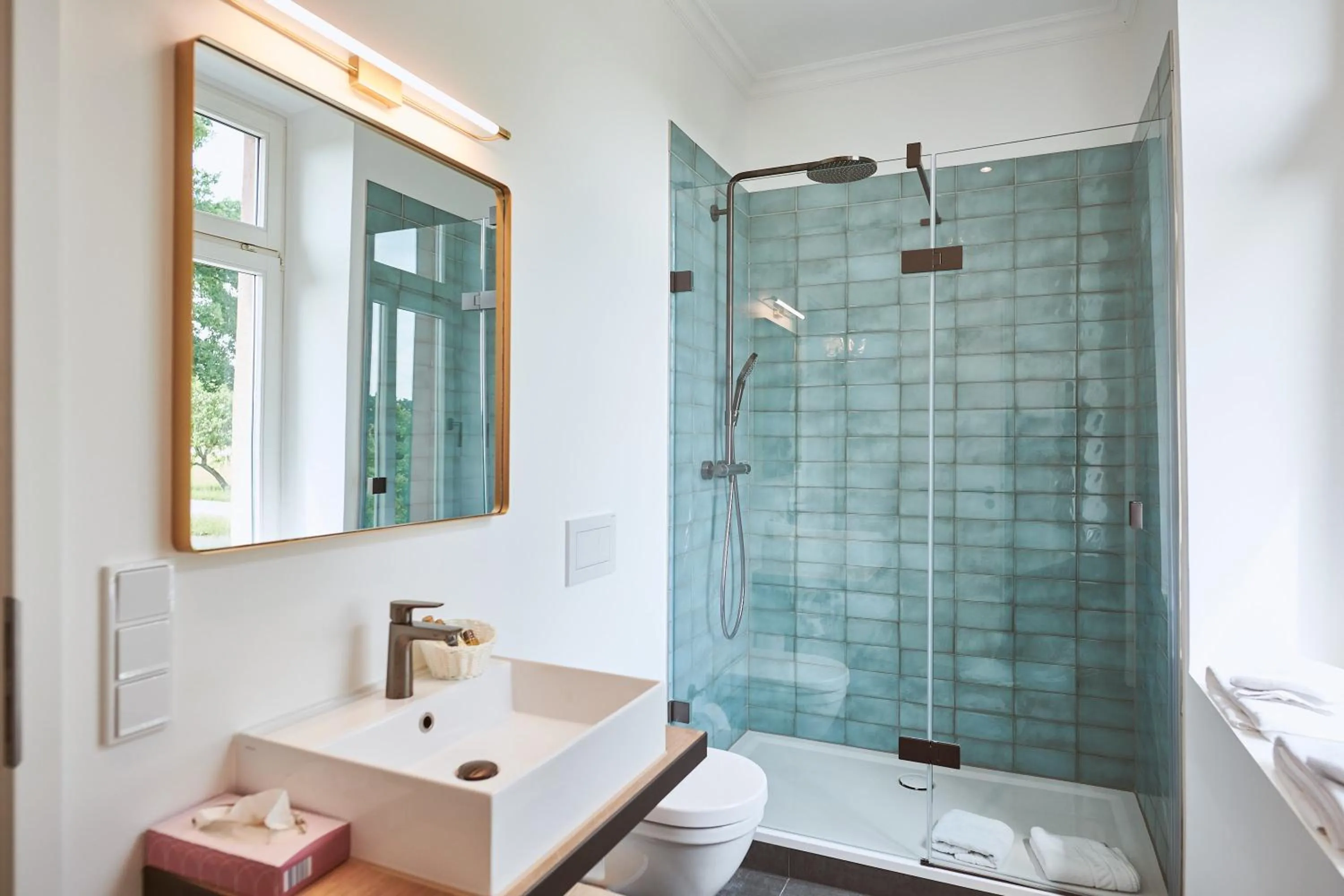 Bathroom in Gutshotel Baron Knyphausen