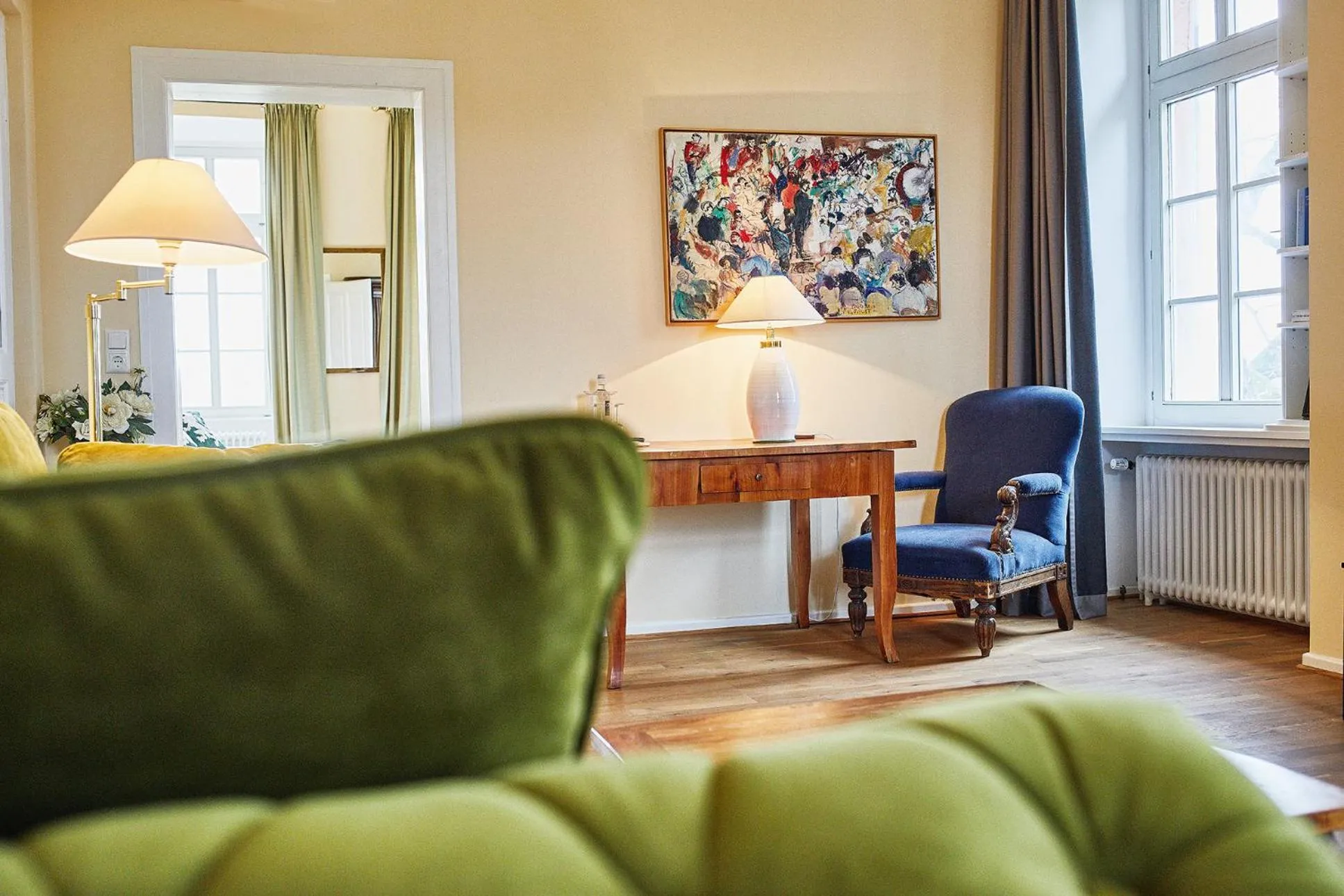 Living room in Gutshotel Baron Knyphausen