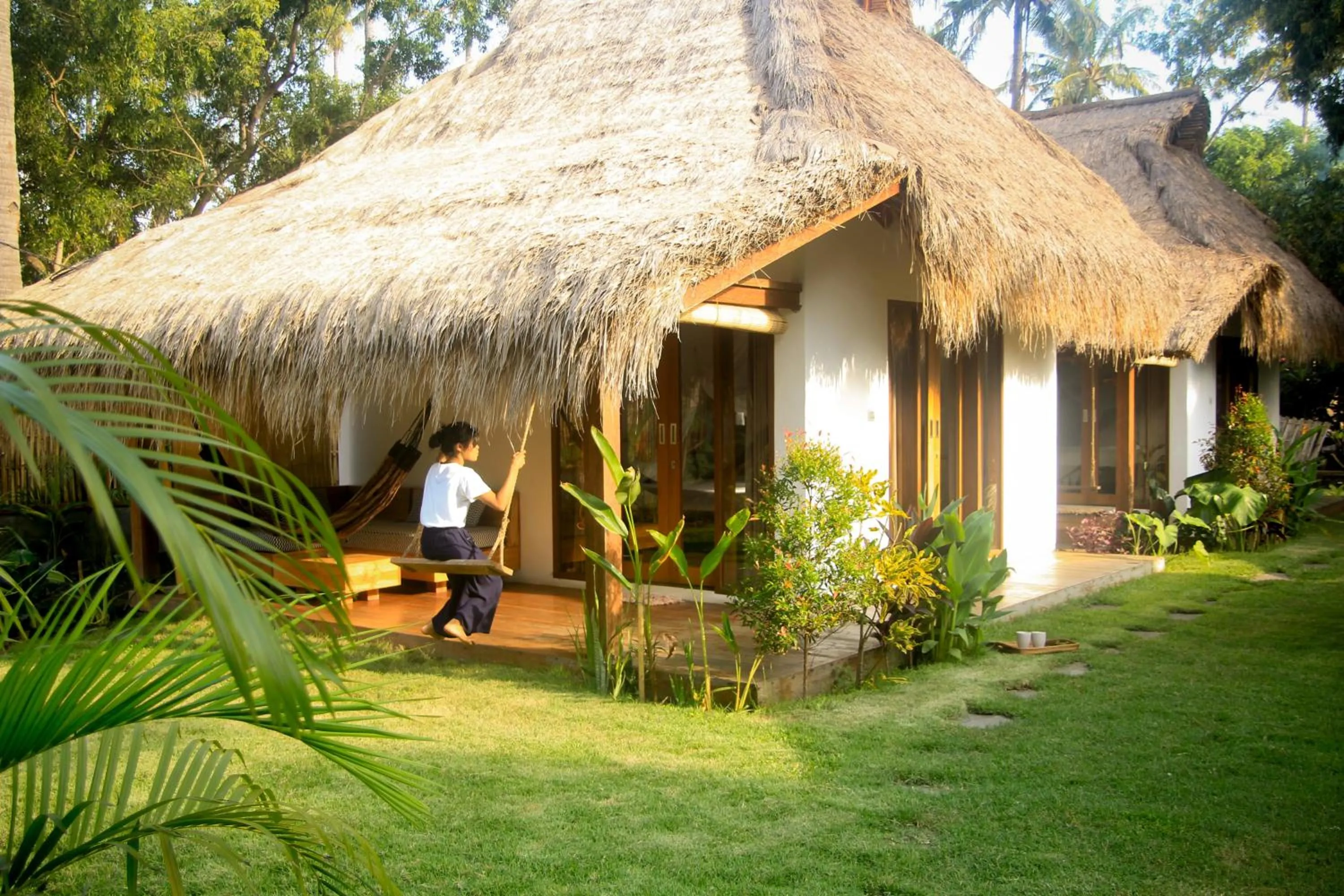 Garden in Nanas Homestay bungalow