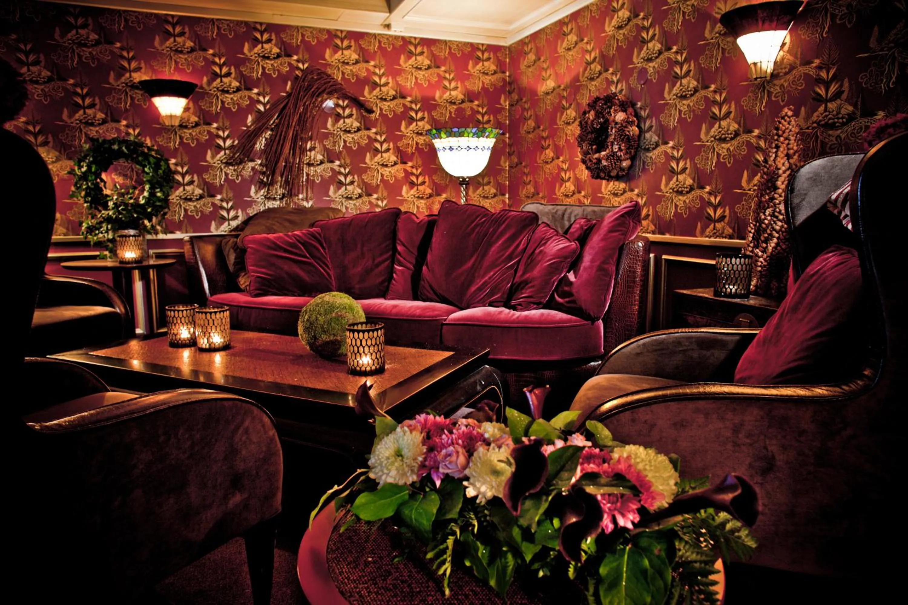 Living room in Sälens Högfjällshotell