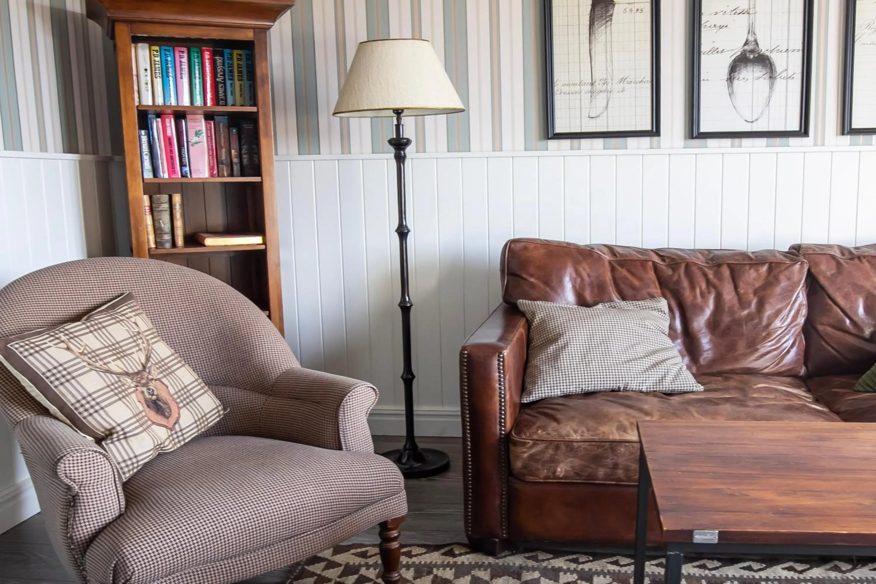 Living room in Sälens Högfjällshotell