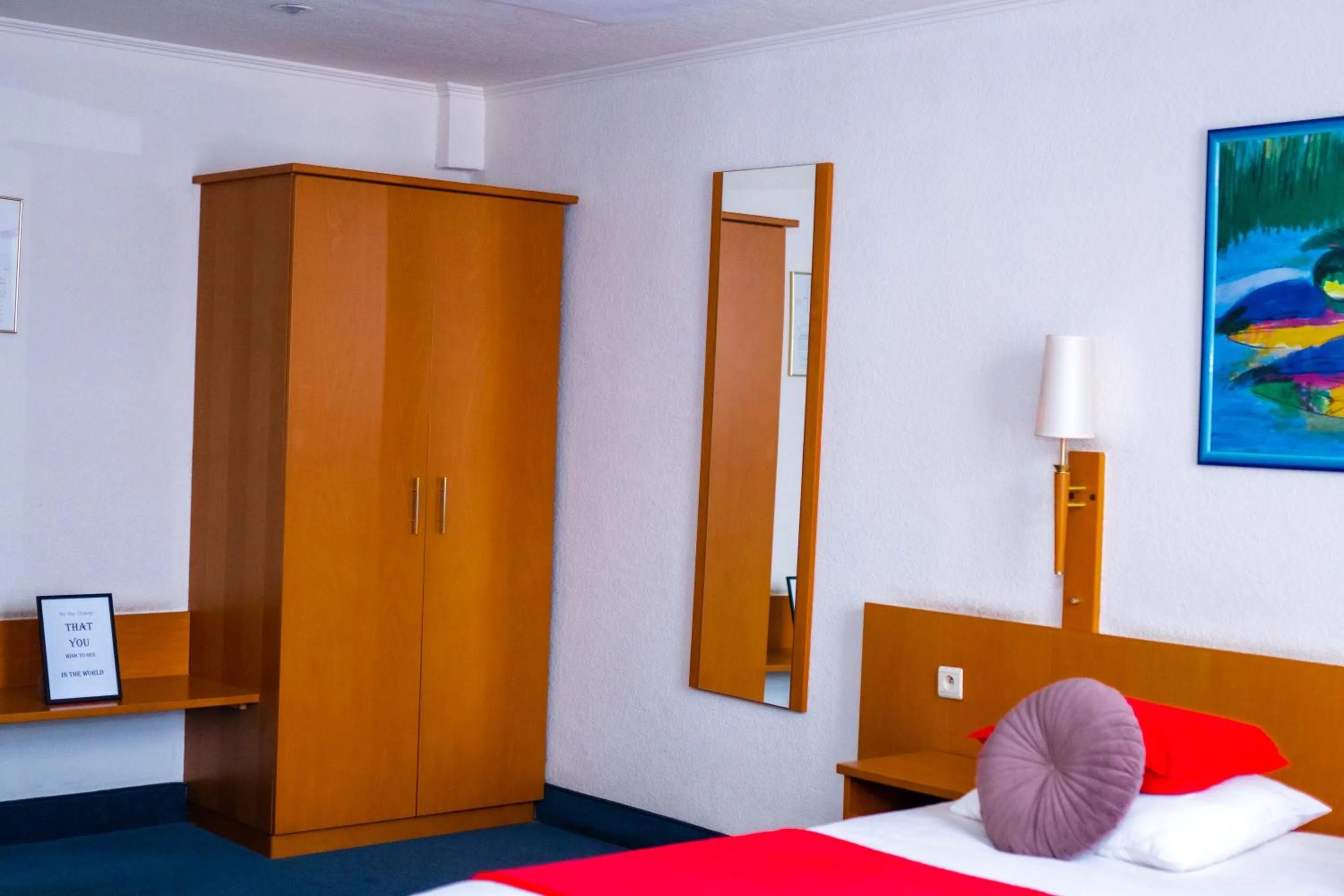 Bed in Hotel Professor Leuven Centrum