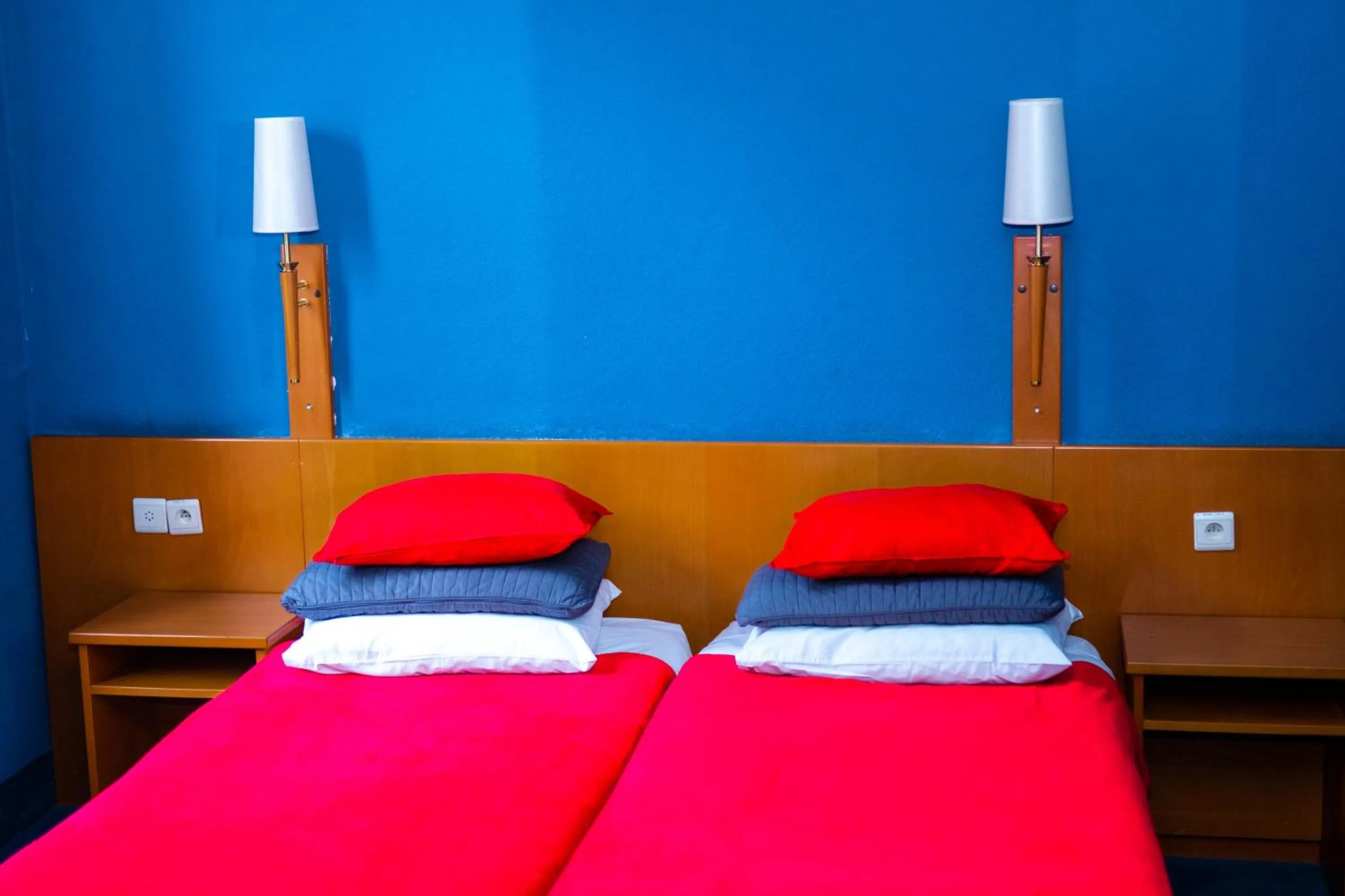 Bed in Hotel Professor Leuven Centrum