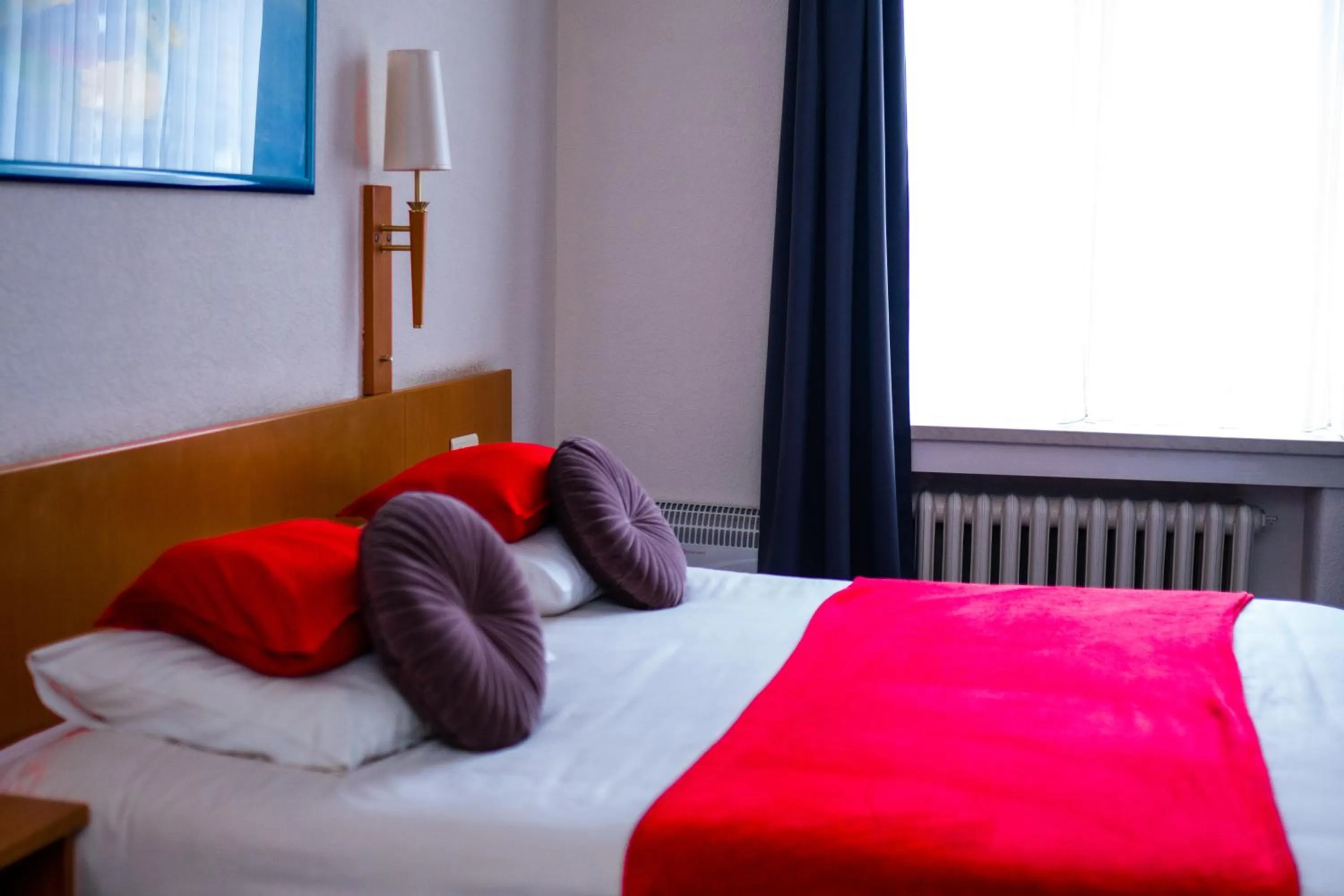 Bed in Hotel Professor Leuven Centrum