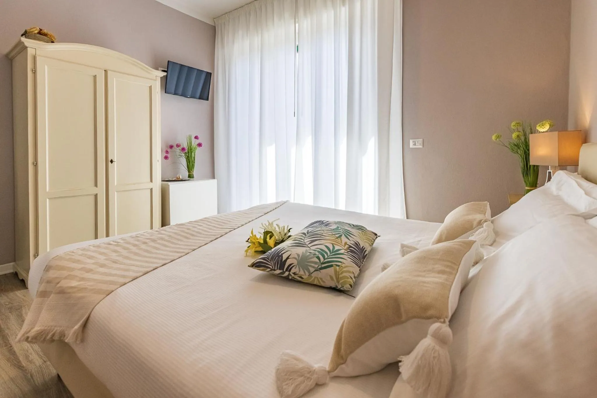 Bedroom, Bed in B&B La Cornice