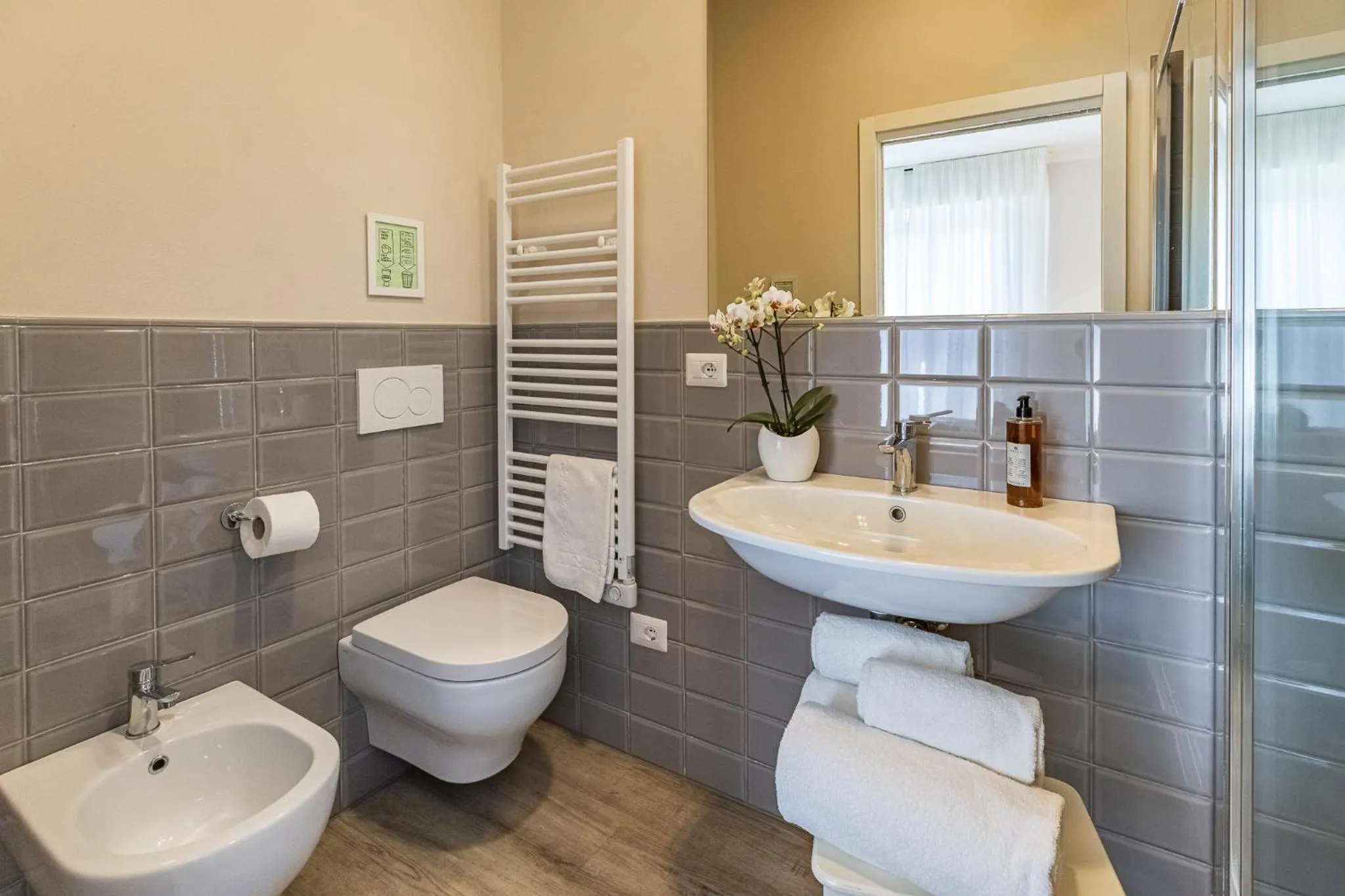 Bathroom in B&B La Cornice