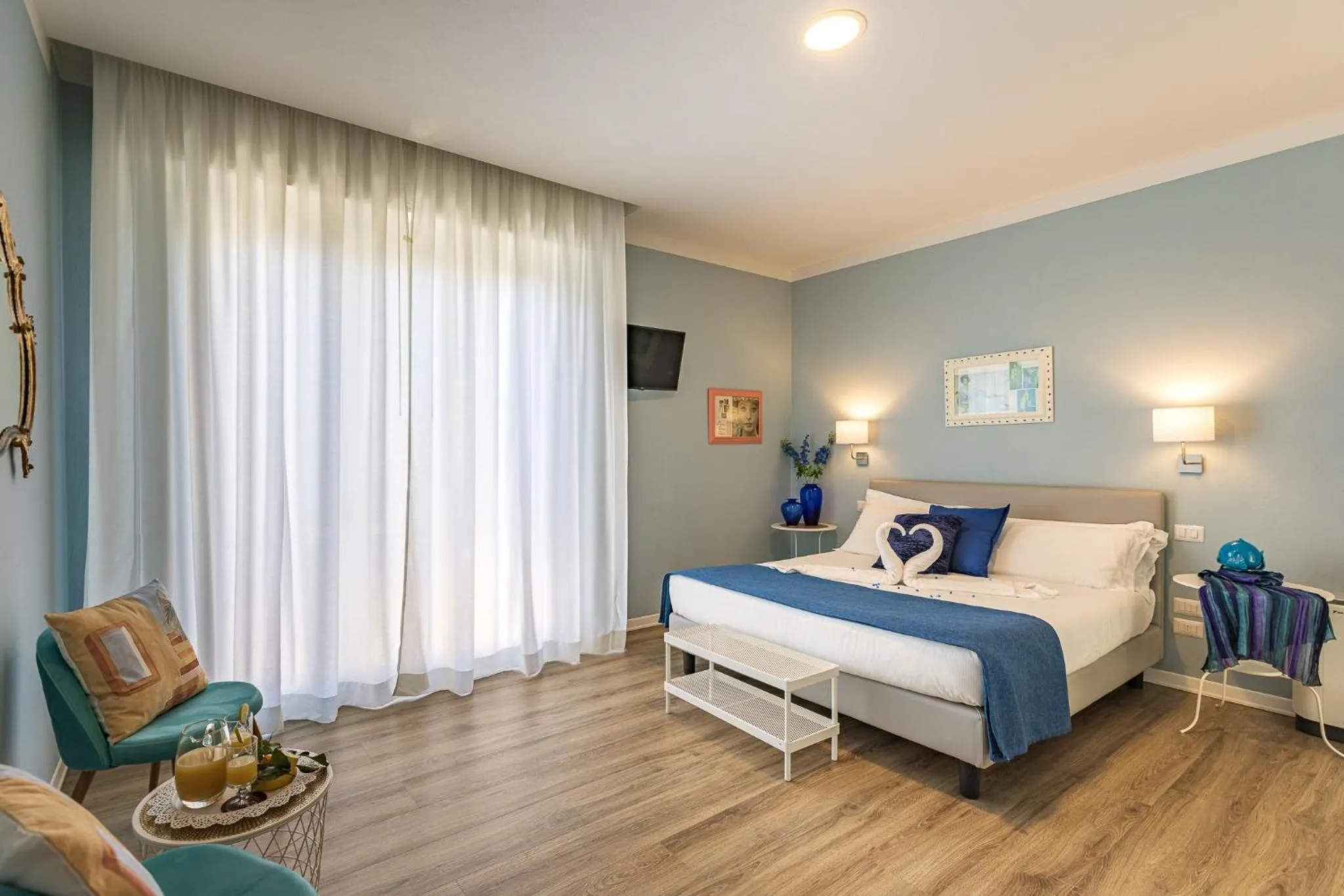 Bedroom, Bed in B&B La Cornice