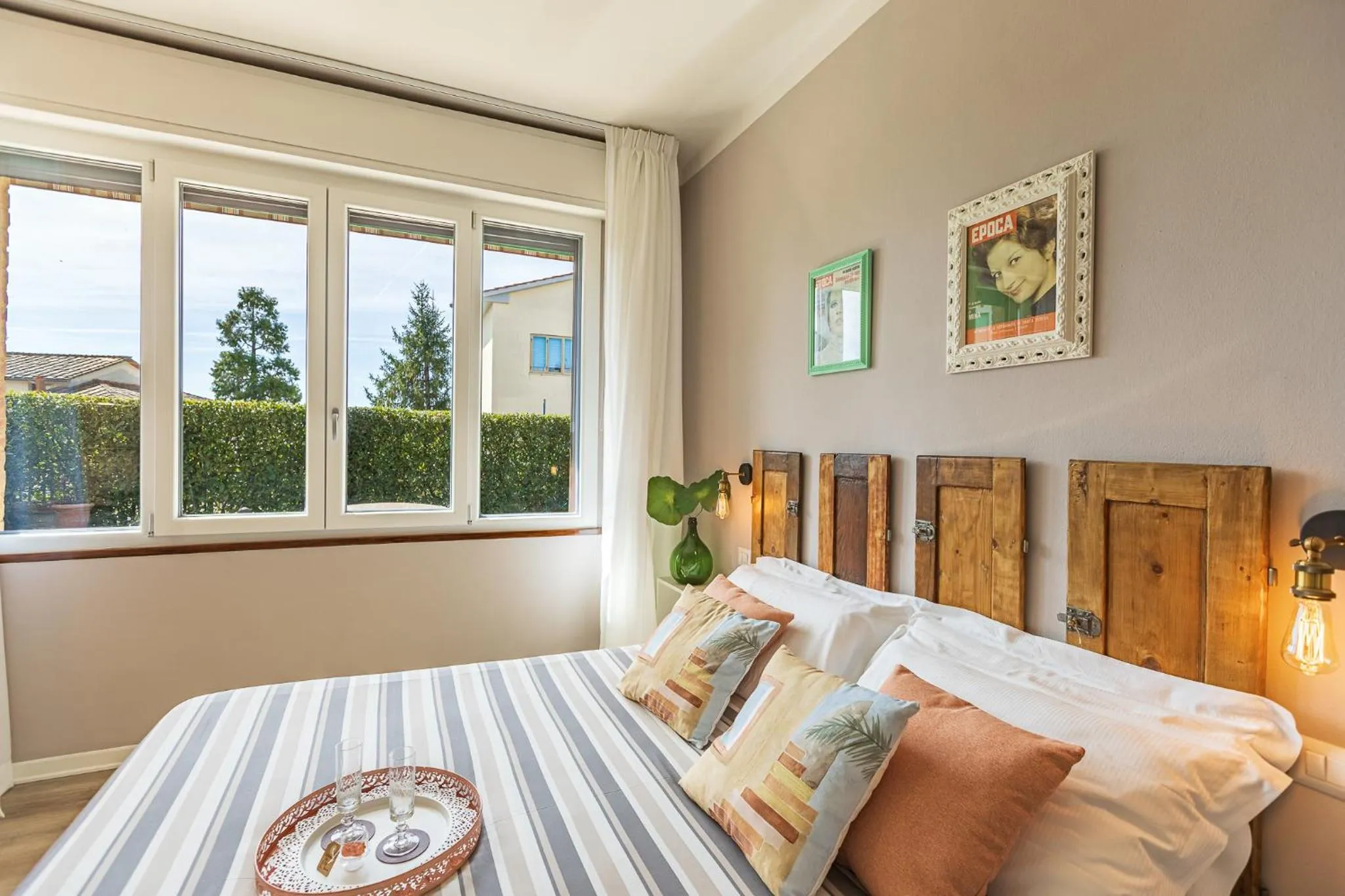 Bedroom, Bed in B&B La Cornice