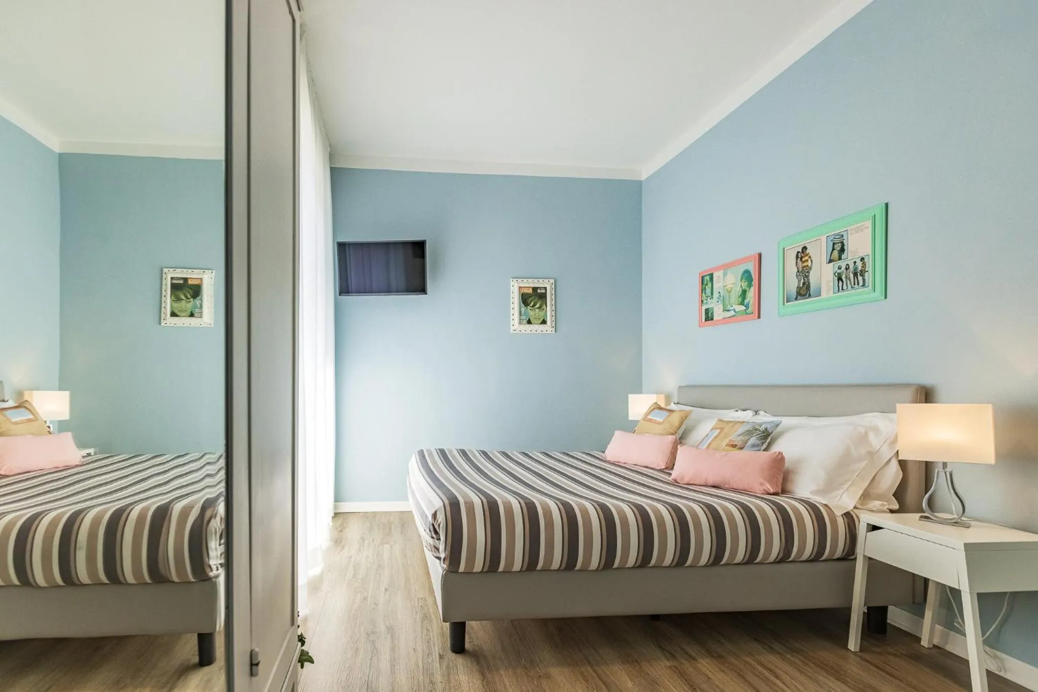 Bedroom, Bed in B&B La Cornice