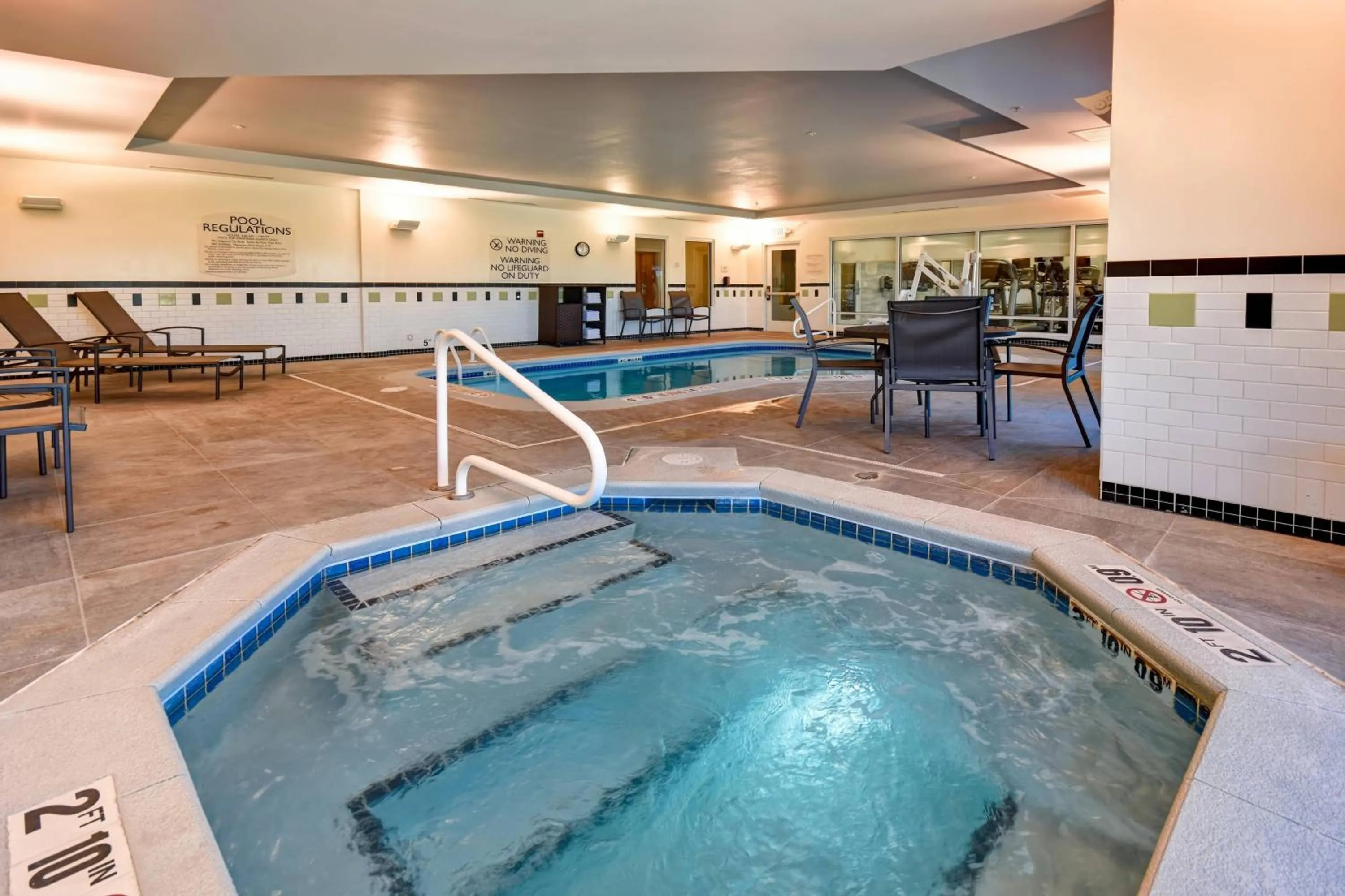 Swimming pool in Fairfield Inn and Suites by Marriott North Platte
