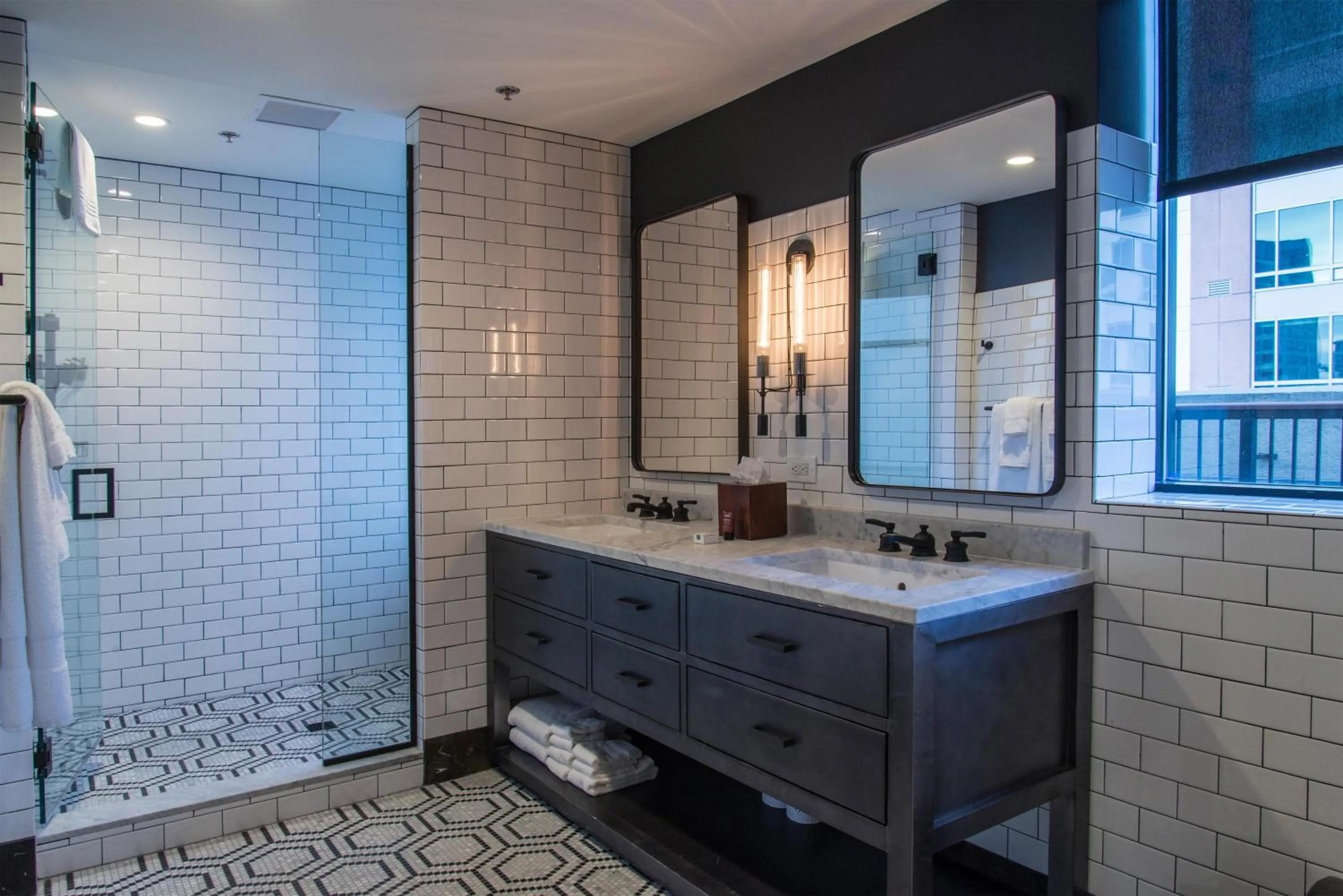 Bathroom in Hotel Theodore Seattle Downtown, Tapestry by Hilton